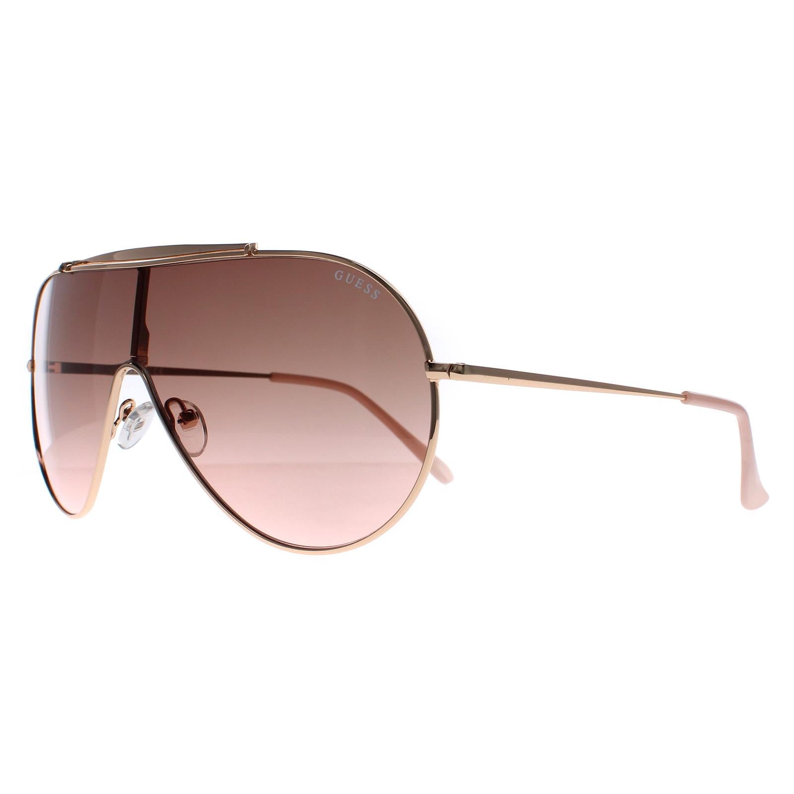 Guess GF0370 Womens Gold Sunglasses