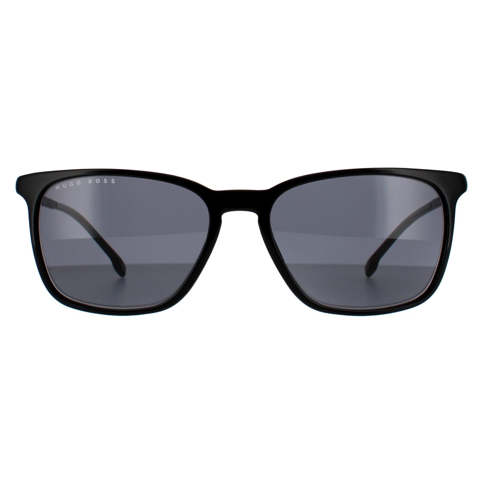 Hugo Boss BOSS 1183/S/IT Mens Black Sunglasses