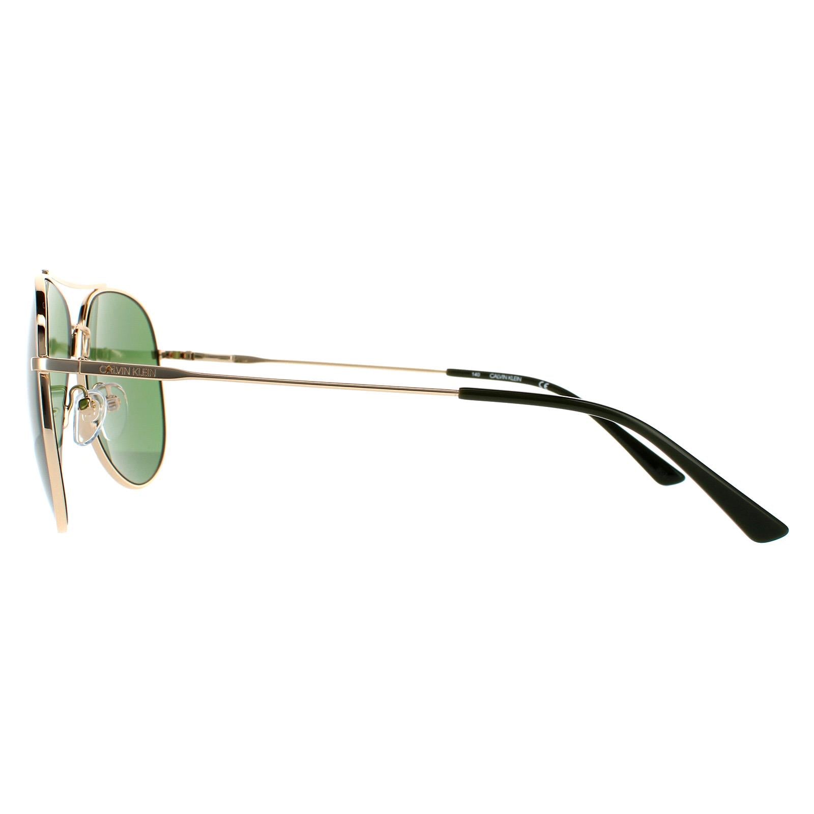 Calvin Klein CK18105S Unisex Gold Sunglasses