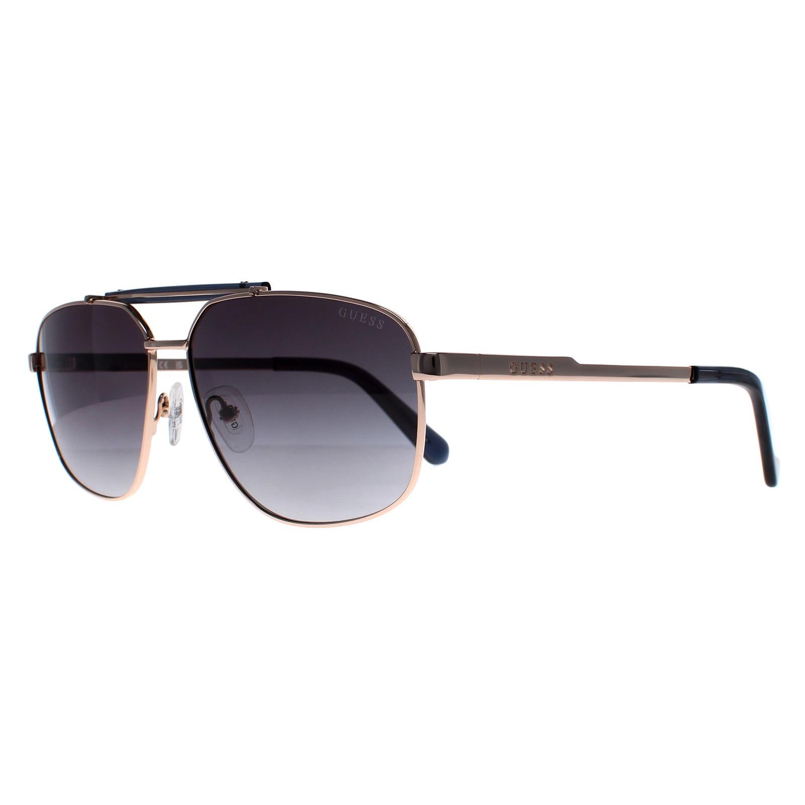Guess GU00054 Mens Gold Sunglasses