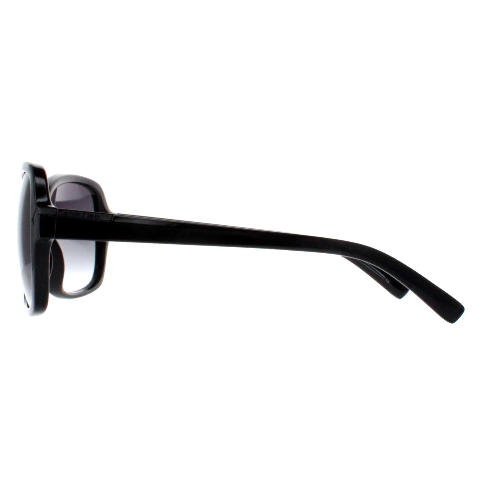 Calvin Klein R660S Womens Black Sunglasses