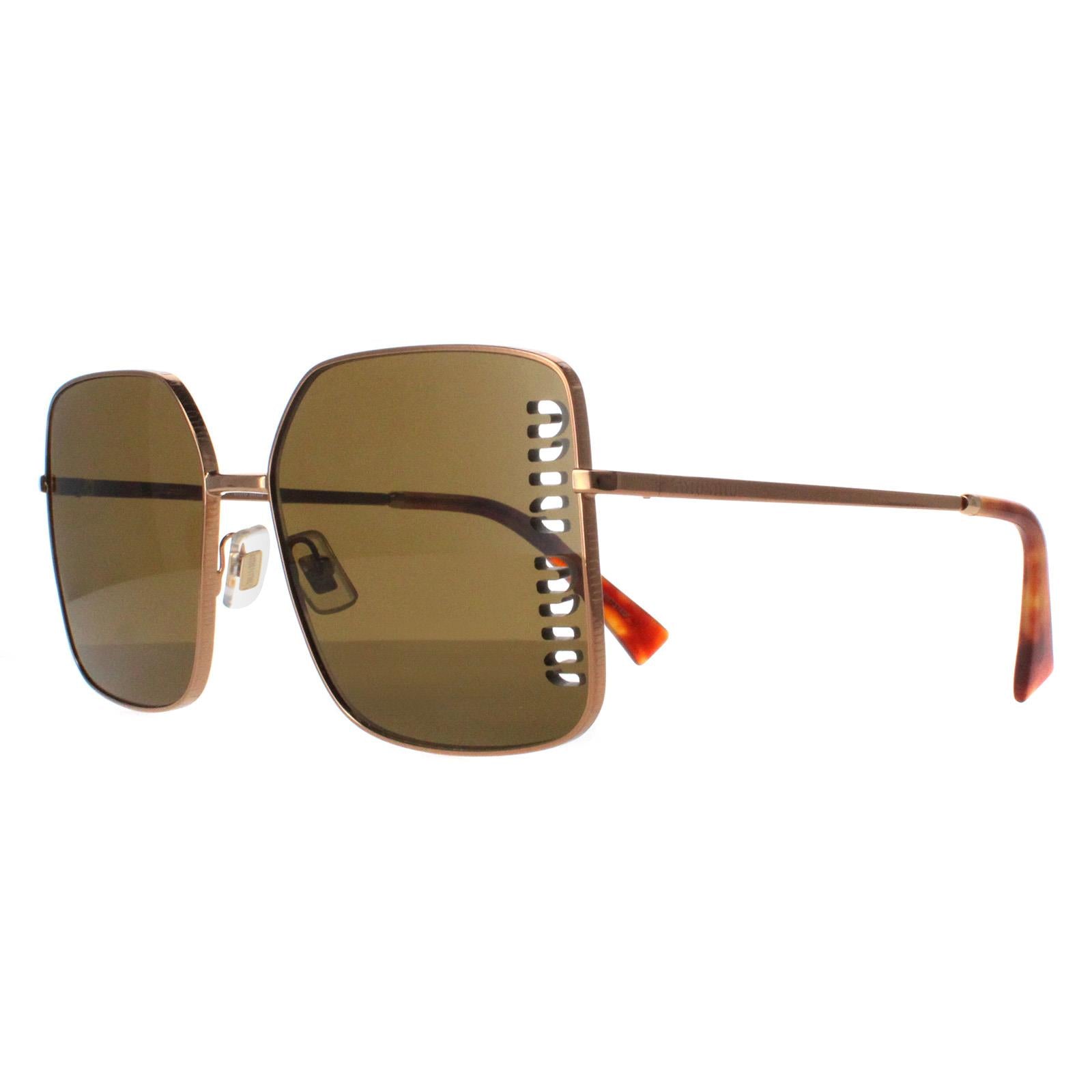 Miu Miu MU51YS Womens Gold Sunglasses