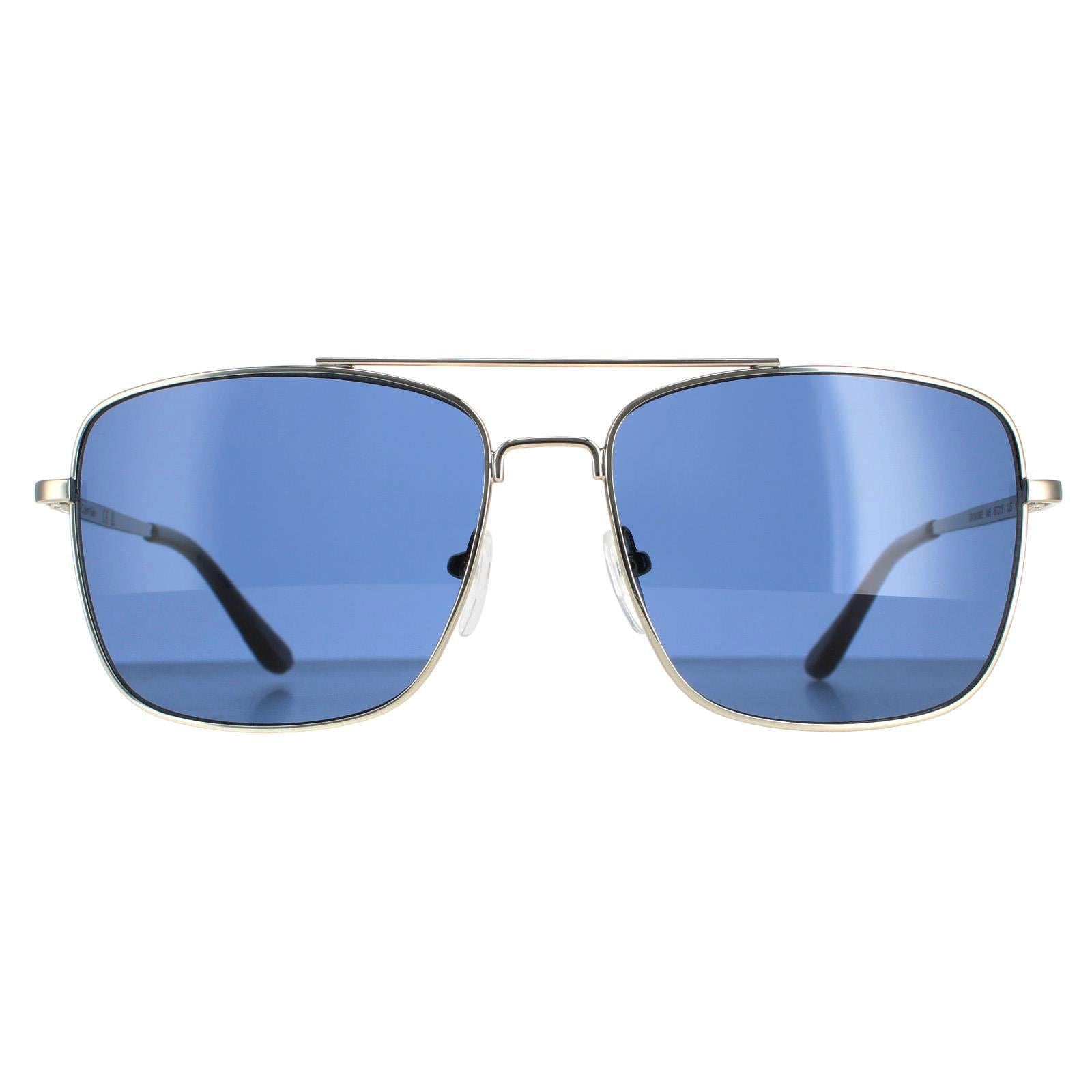 Calvin Klein CK19136S Mens Silver Sunglasses