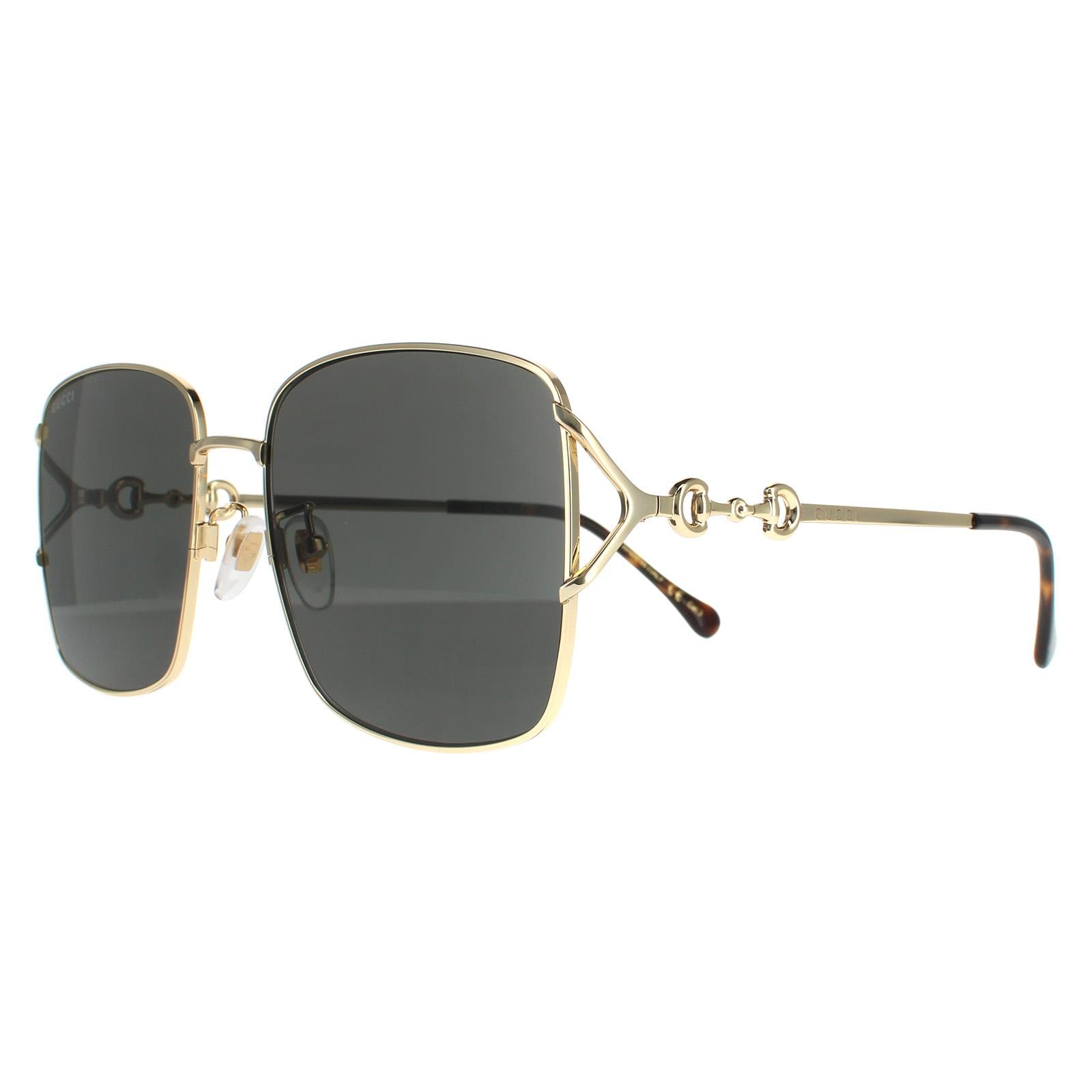 Gucci GG1018SK Womens Gold Sunglasses