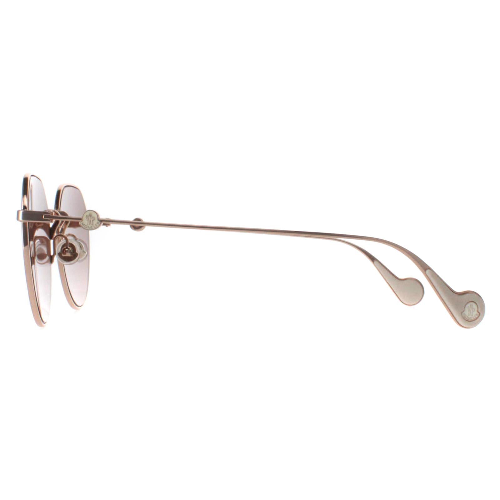 Moncler ML0156-K Womens Gold Sunglasses