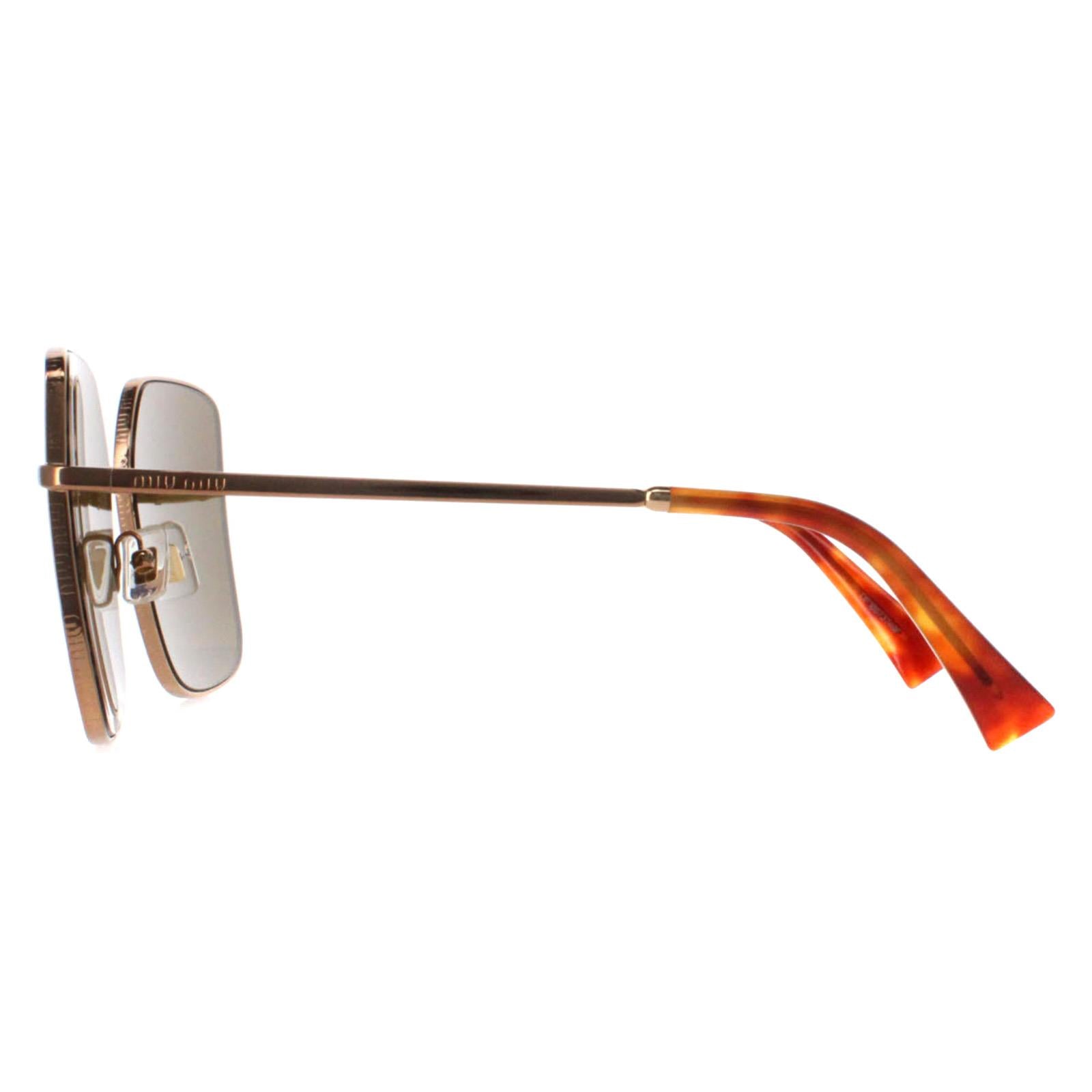 Miu Miu MU51YS Womens Gold Sunglasses