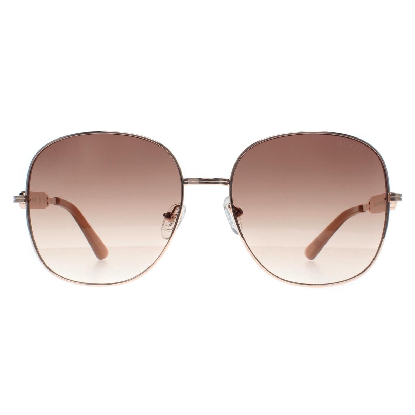 Guess GF6190 Womens Gold Sunglasses