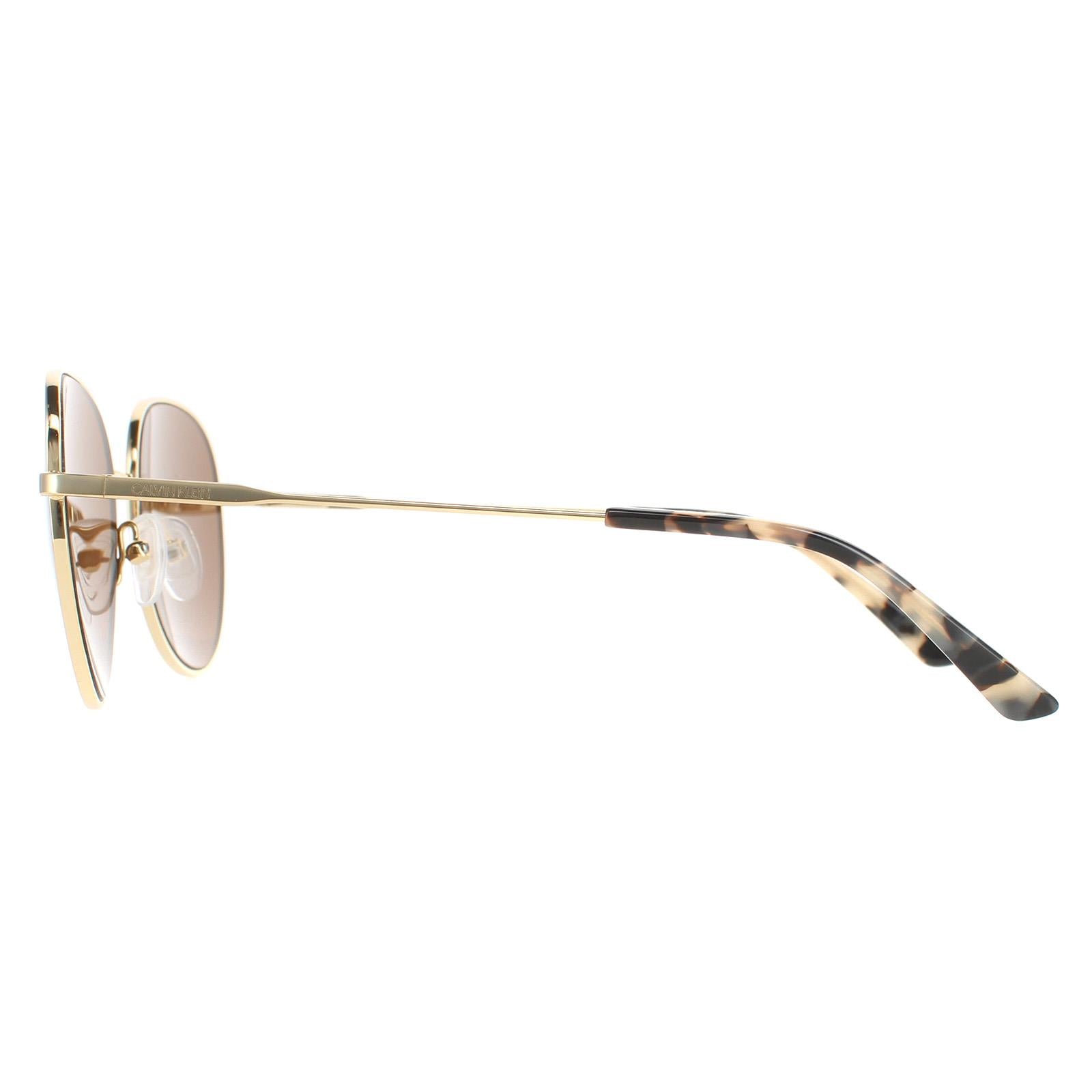 Calvin Klein CK20104S Womens Gold Sunglasses