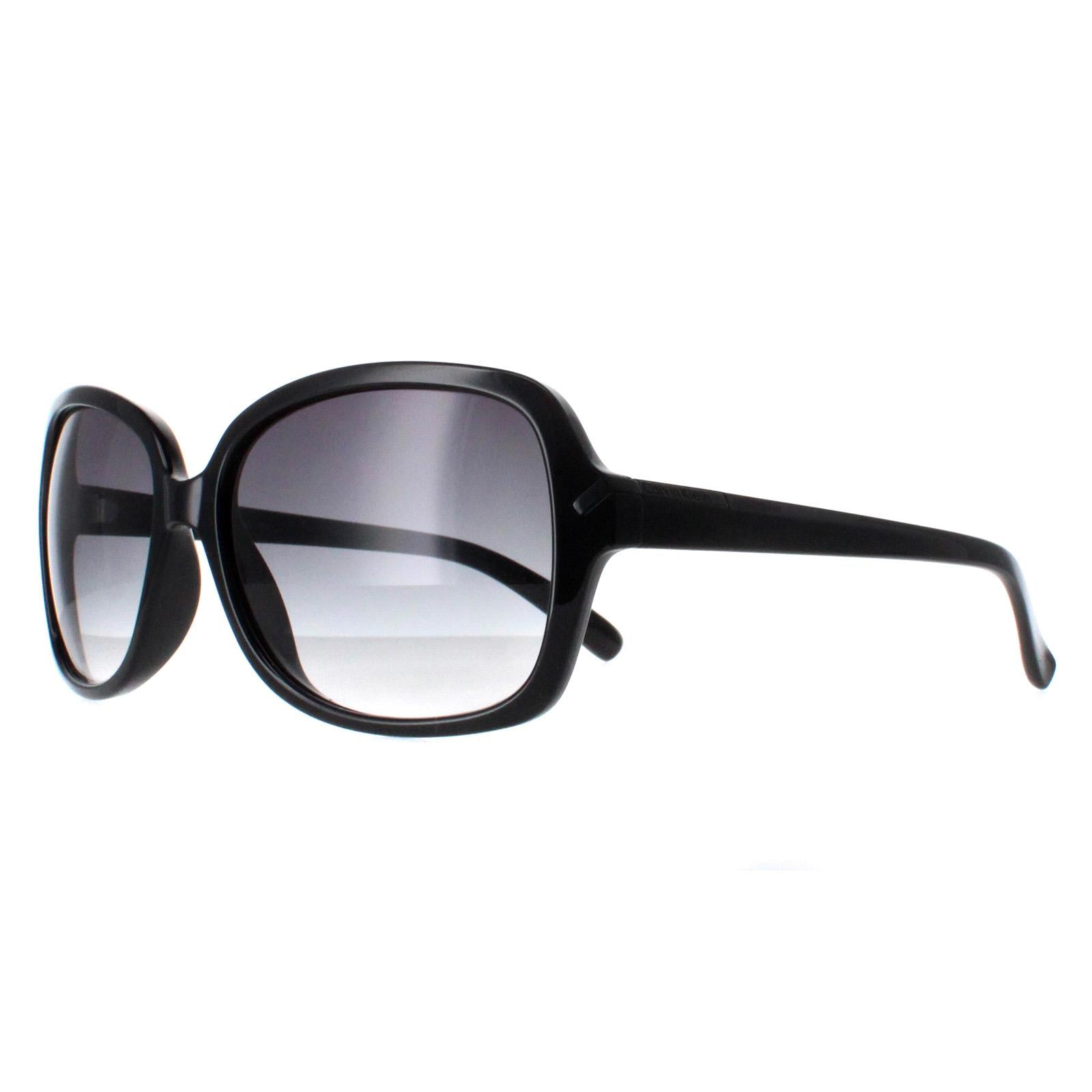 Calvin Klein R660S Womens Black Sunglasses
