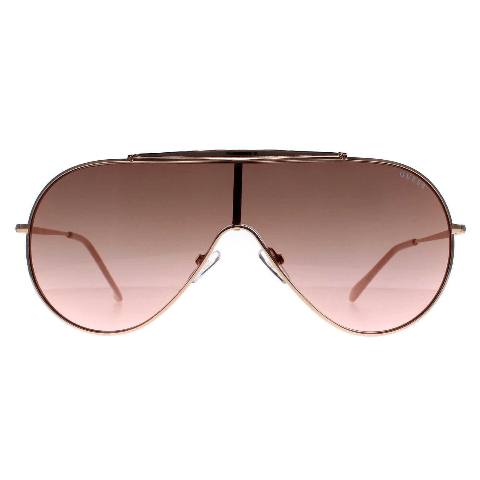 Guess GF0370 Womens Gold Sunglasses