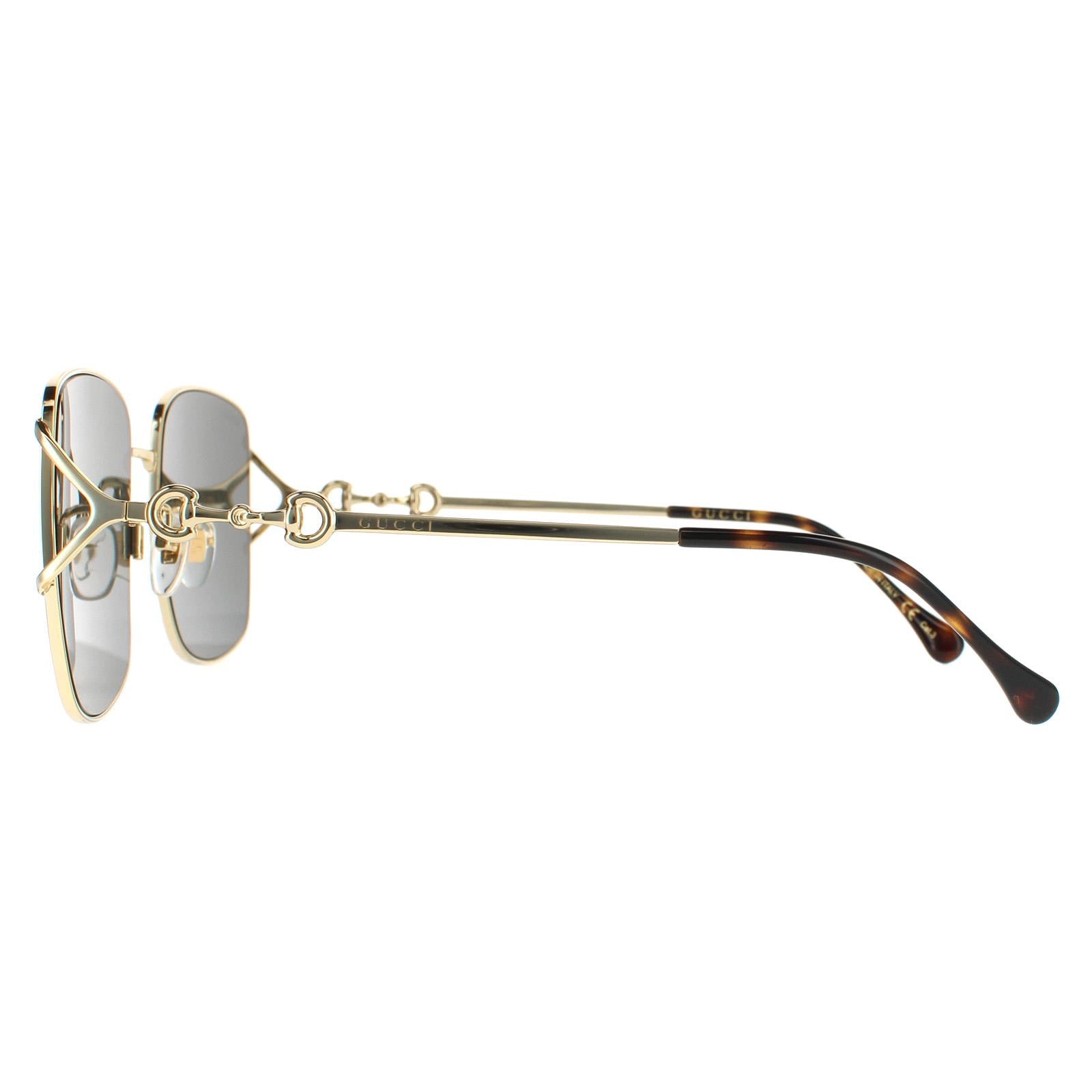 Gucci GG1018SK Womens Gold Sunglasses