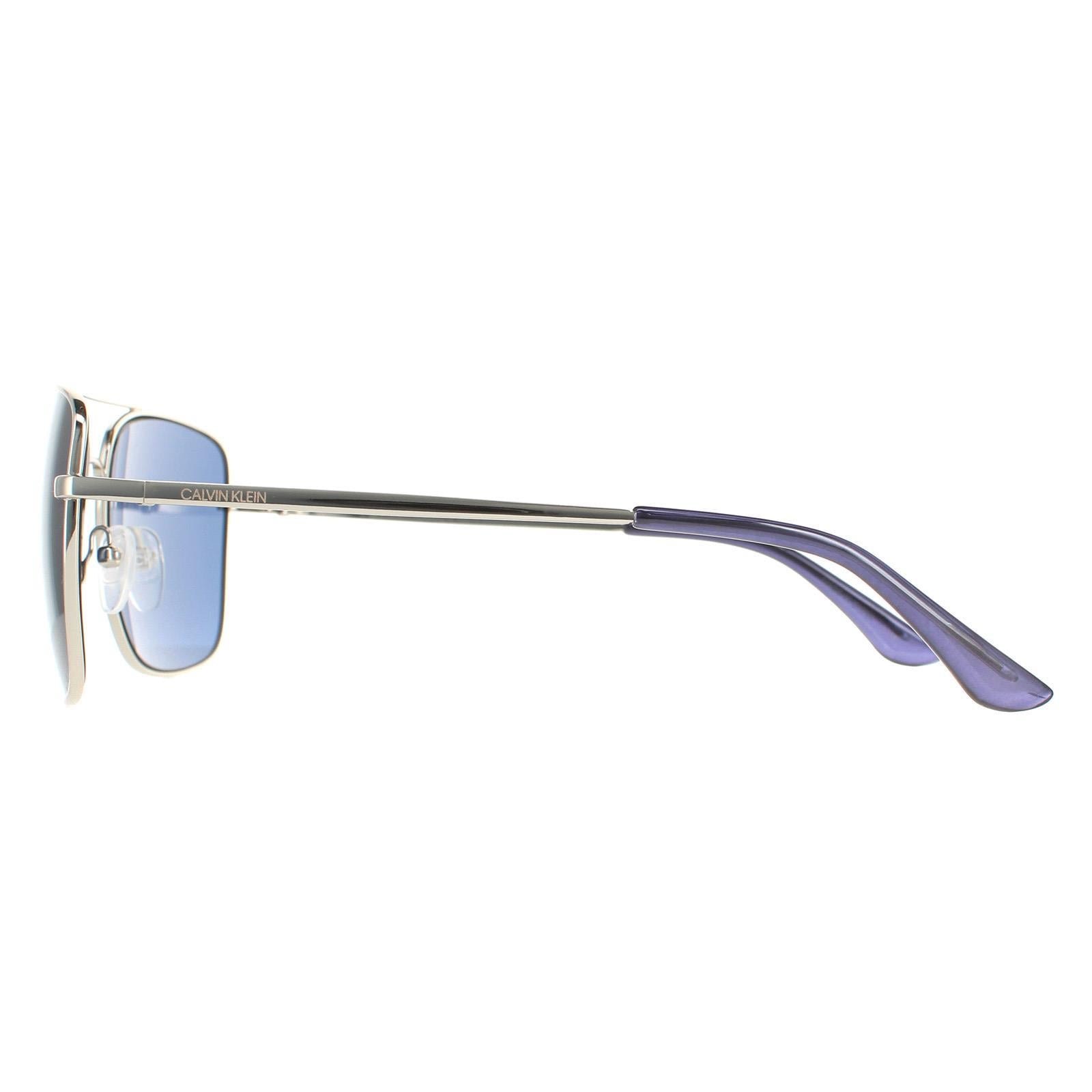Calvin Klein CK19136S Mens Silver Sunglasses
