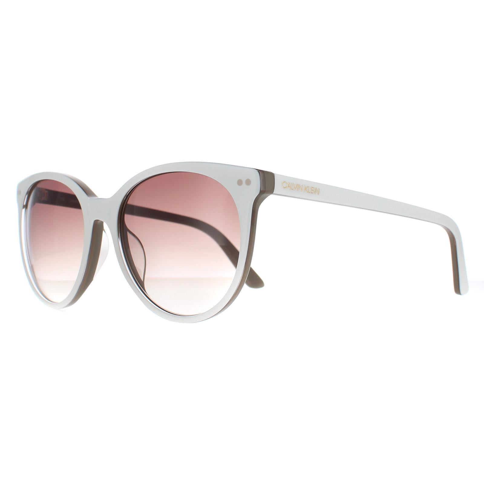 Calvin Klein CK18509S Womens White Sunglasses