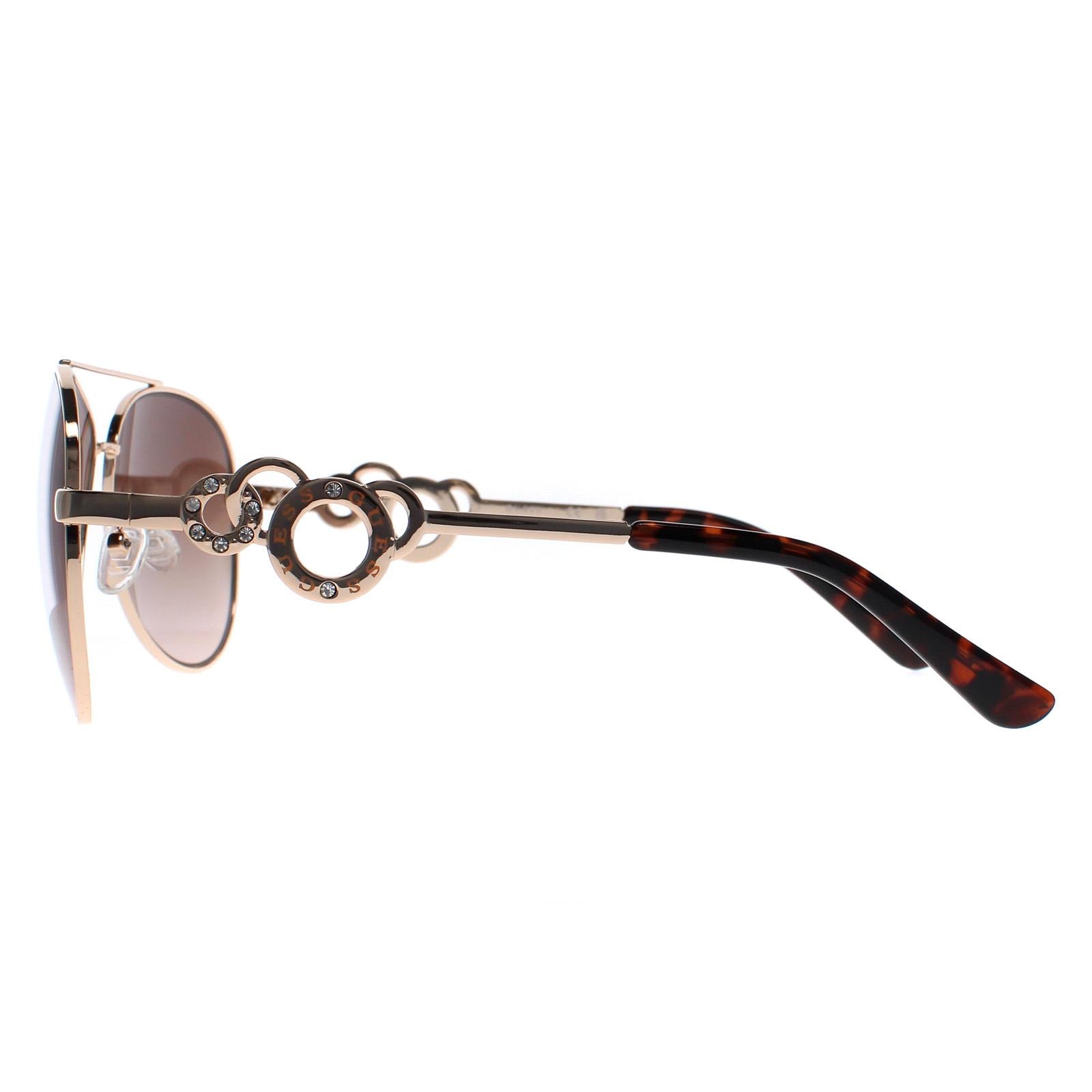 Guess GF0365 Womens Gold Sunglasses
