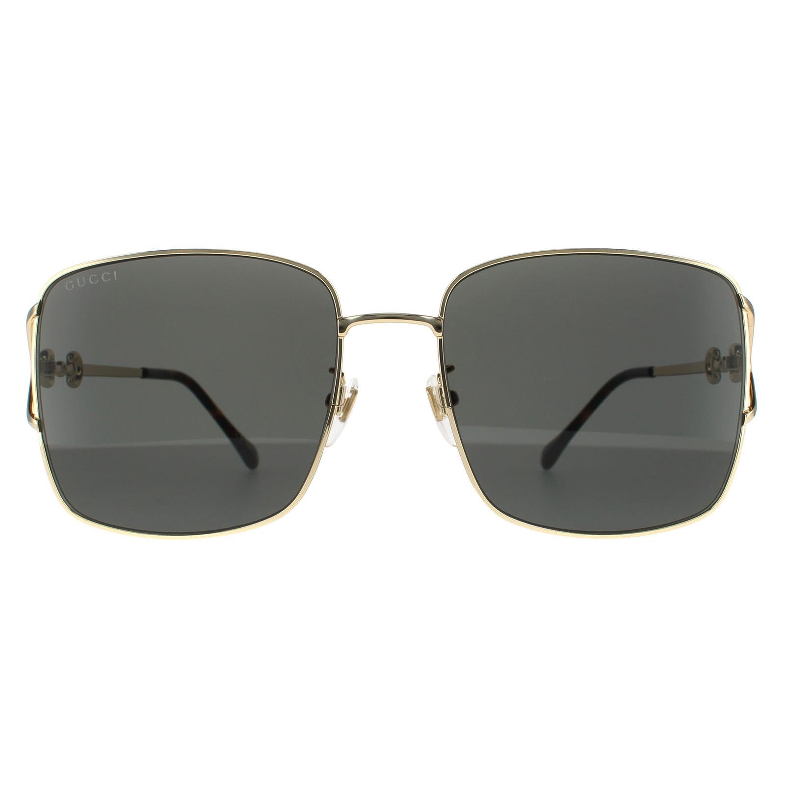Gucci GG1018SK Womens Gold Sunglasses