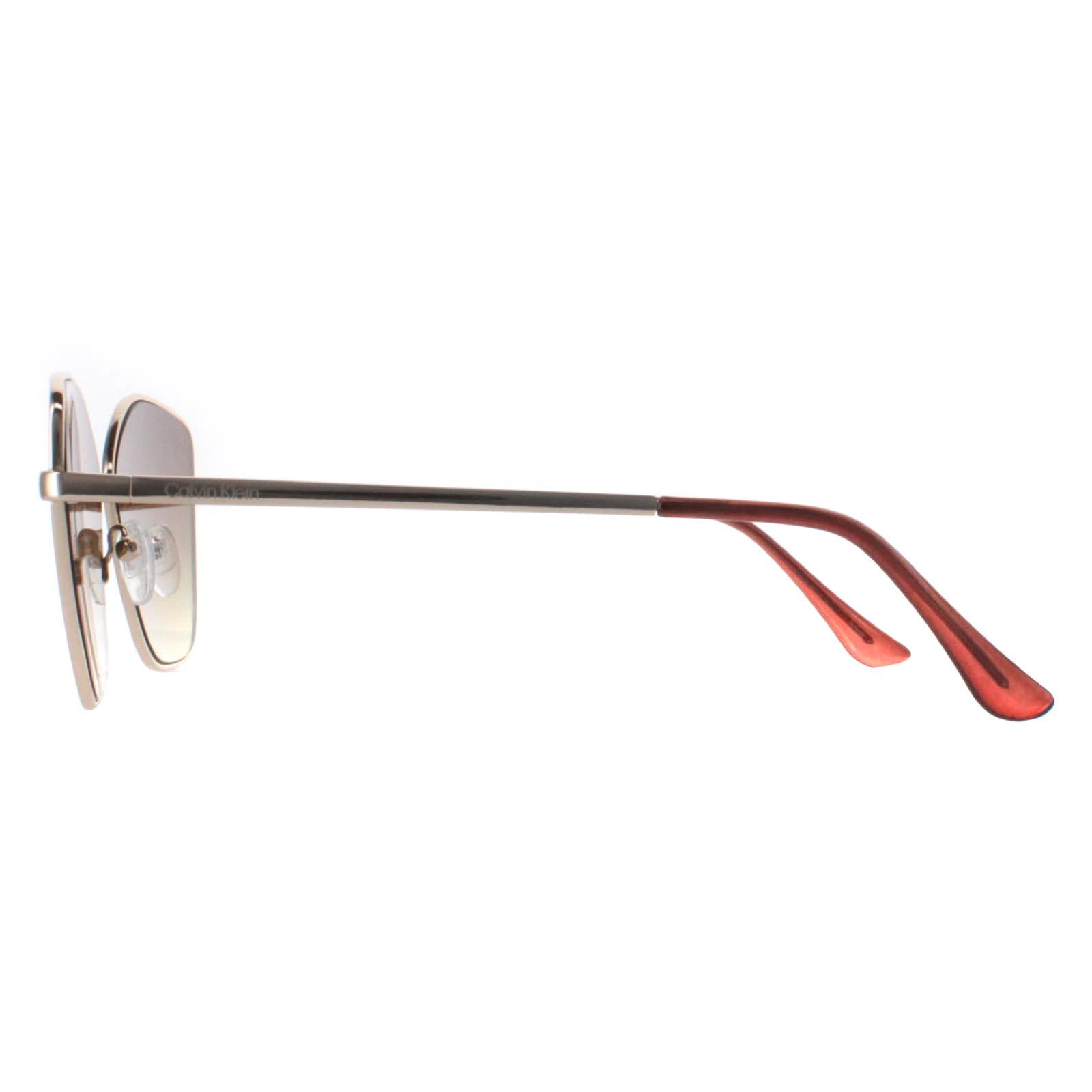 Calvin Klein CK22120S Womens Gold Sunglasses