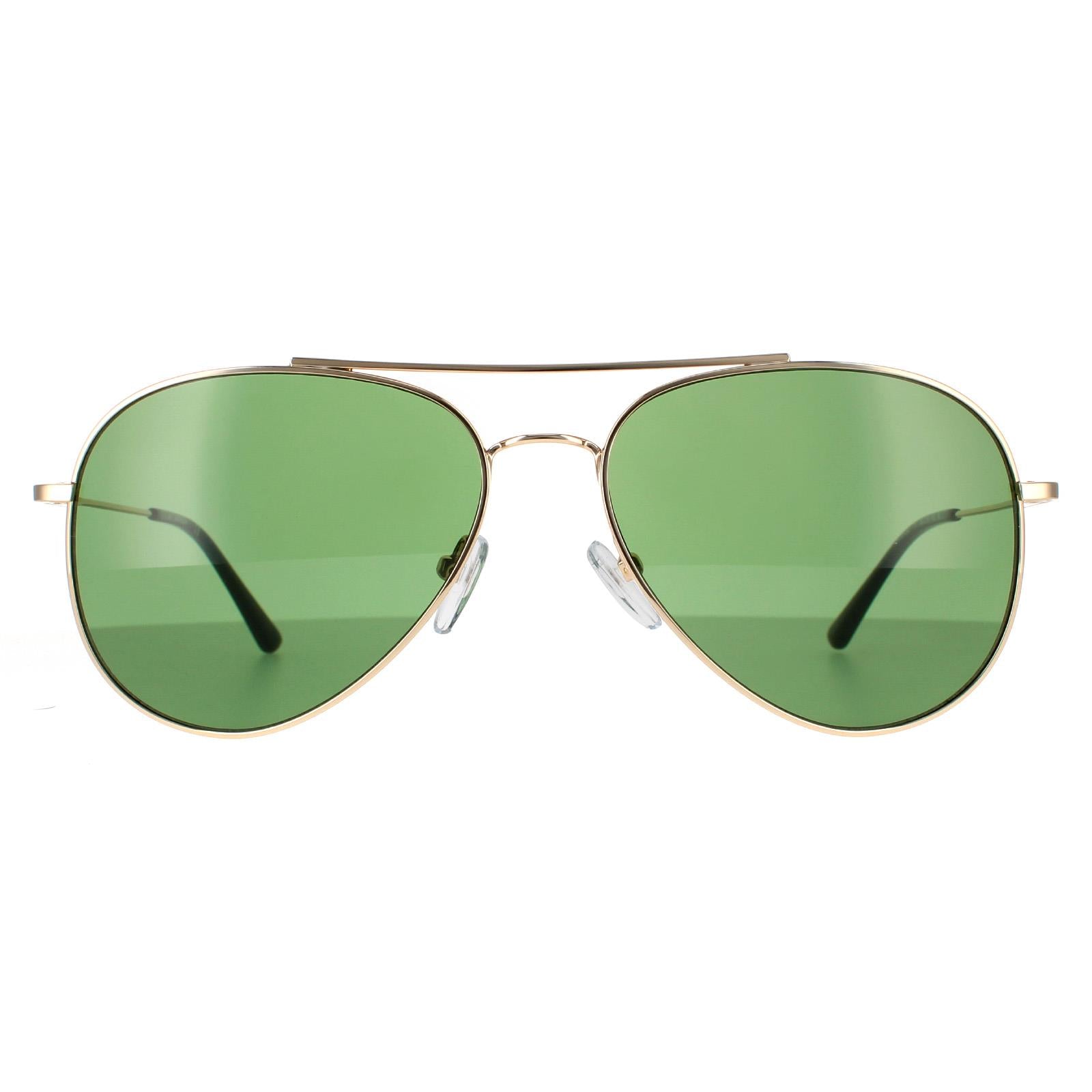 Calvin Klein CK18105S Unisex Gold Sunglasses