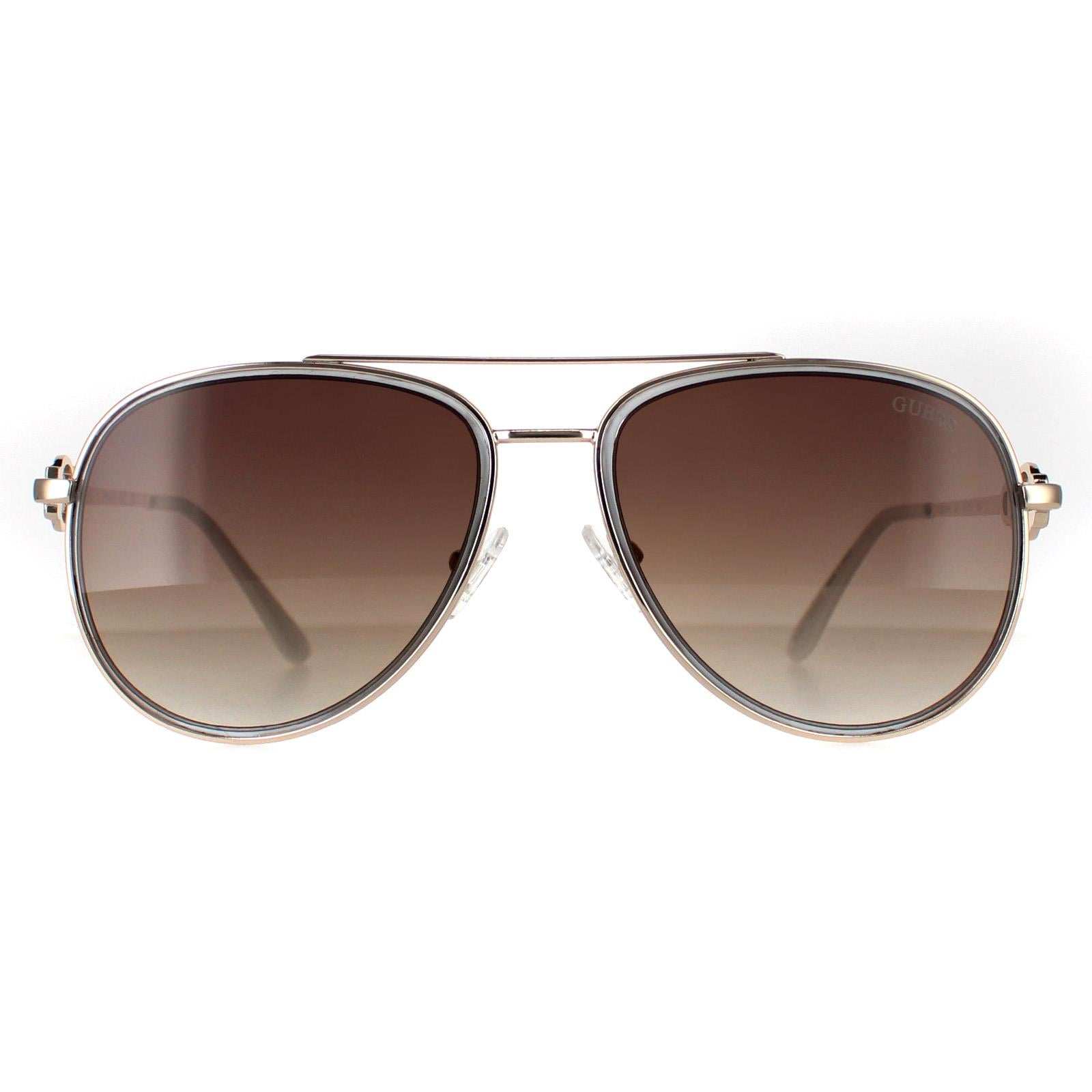 Guess GF0344 Womens Gold Sunglasses