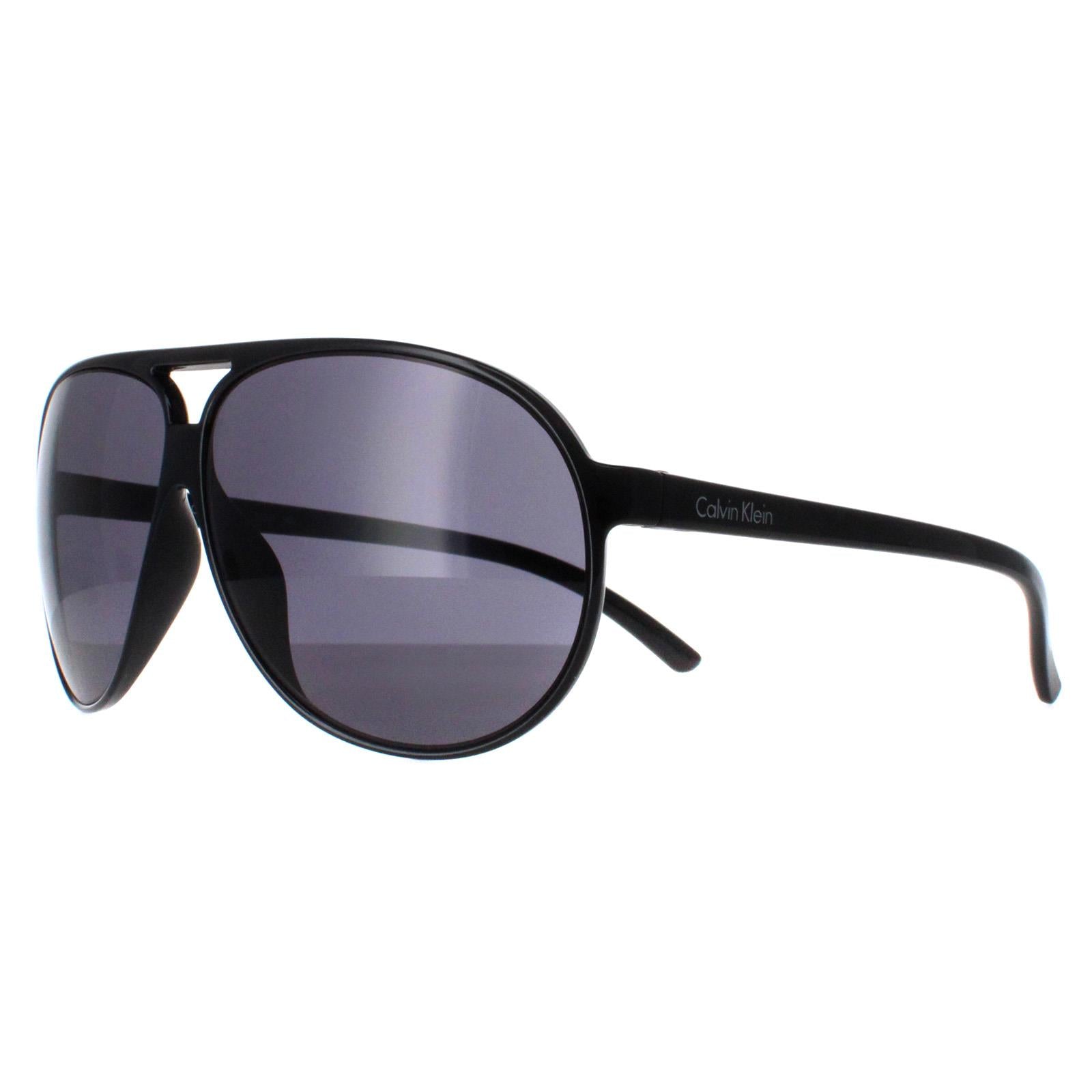 Calvin Klein R652S Unisex Black Sunglasses