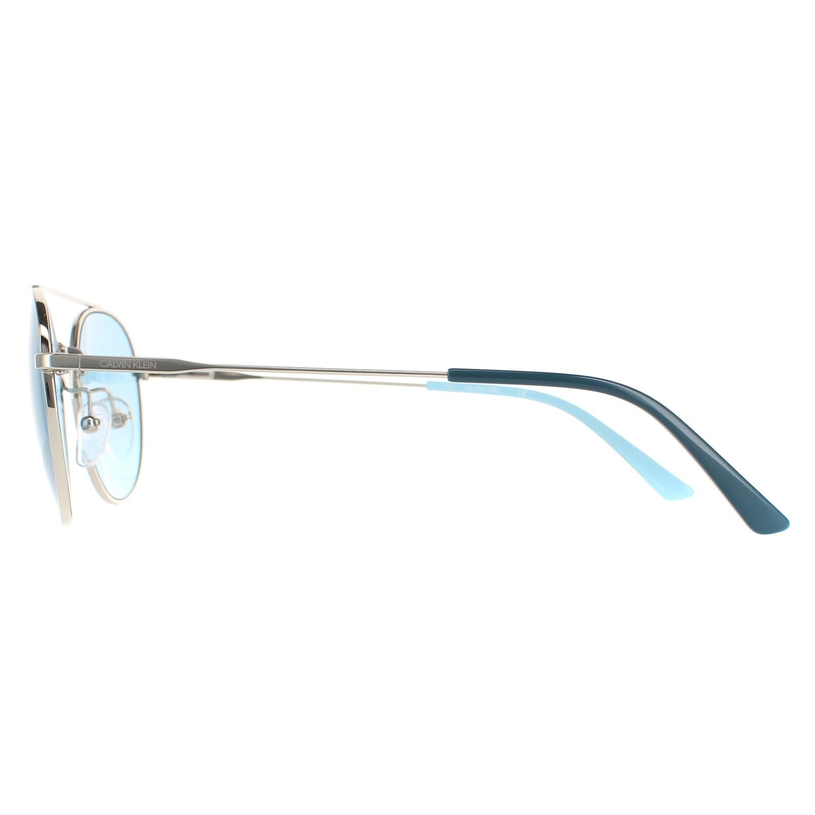 Calvin Klein CK18116S Unisex Silver Sunglasses
