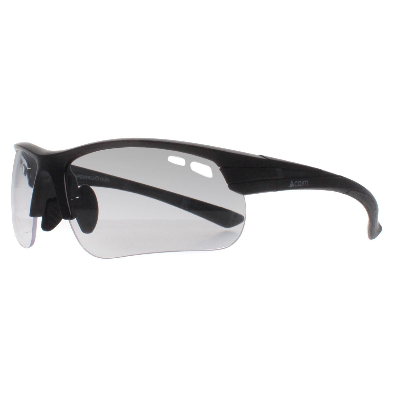 Cairn Power Unisex Black Sunglasses