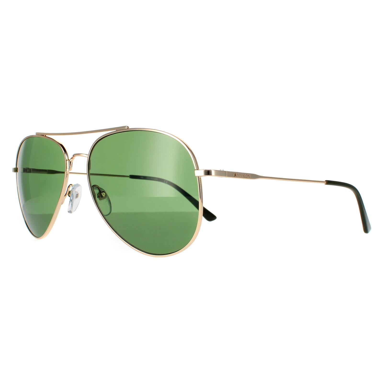 Calvin Klein CK18105S Unisex Gold Sunglasses