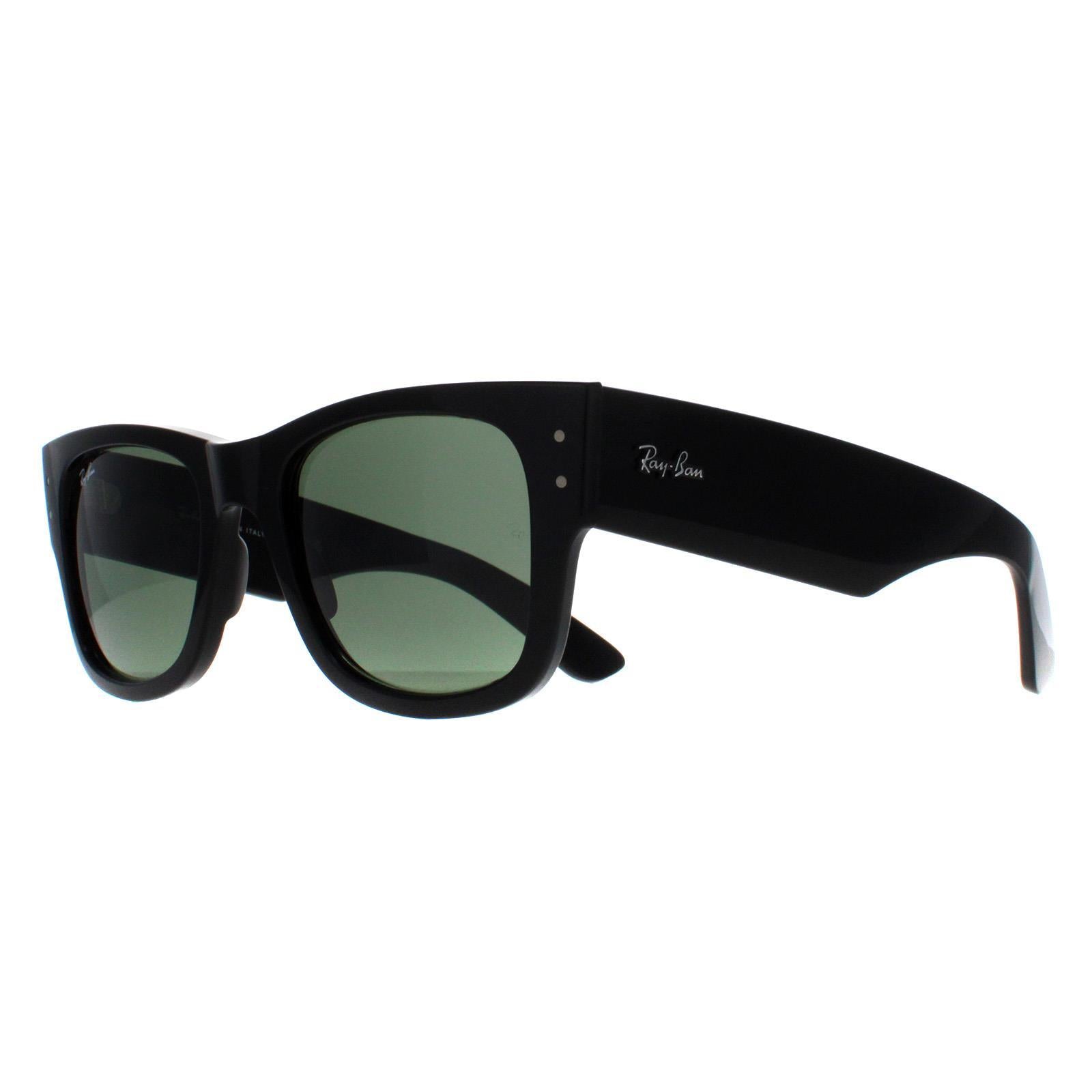 Ray-Ban RB0840S Mega Wayfarer Unisex Black Sunglasses