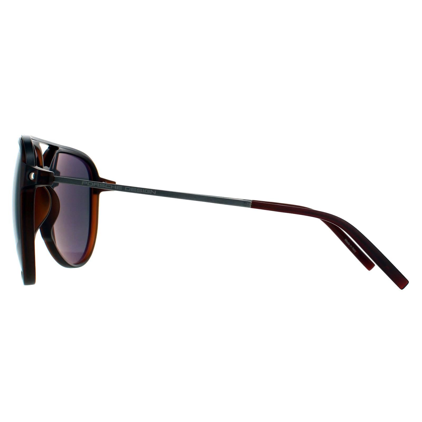 Porsche Design P8912 Mens Brown Sunglasses