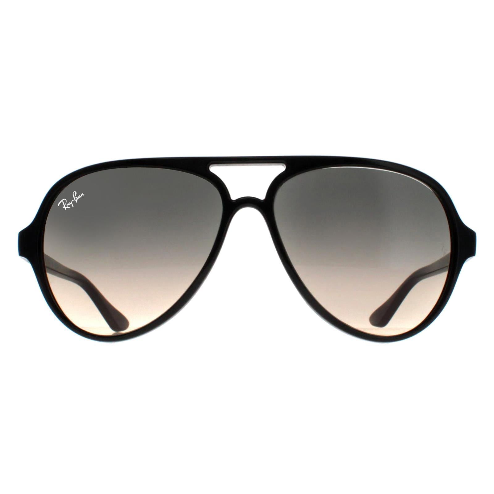 Ray-Ban Cats 5000 4125 Unisex Black Sunglasses