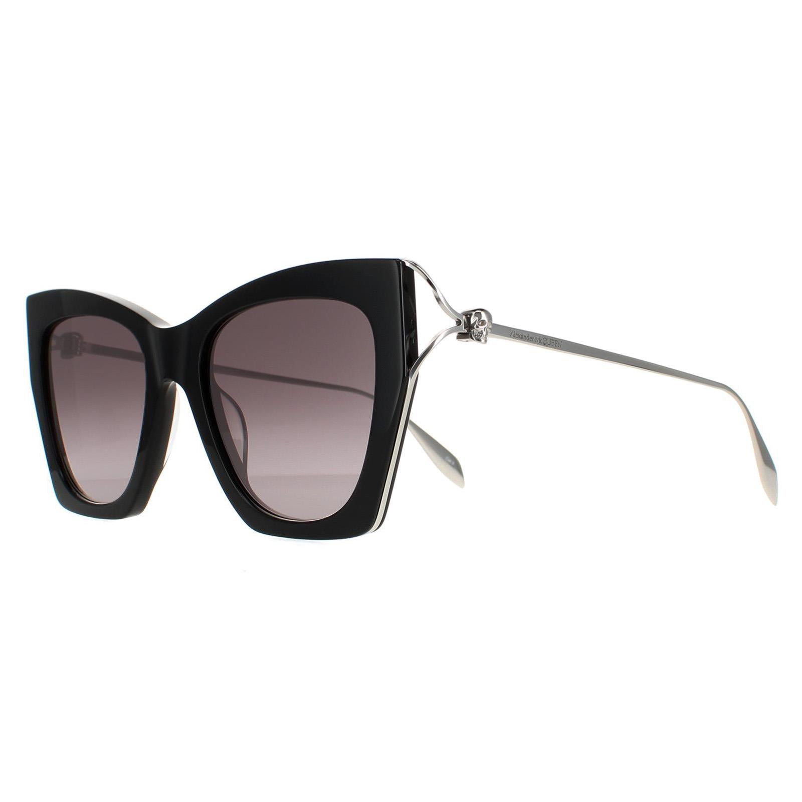Alexander McQueen AM0375S Womens Black Sunglasses