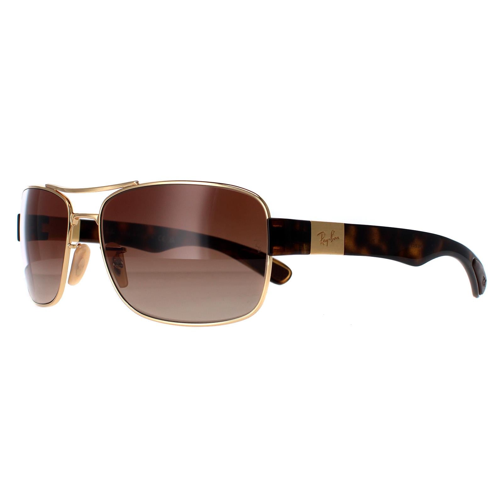 Ray-Ban 3522 Mens Gold Sunglasses