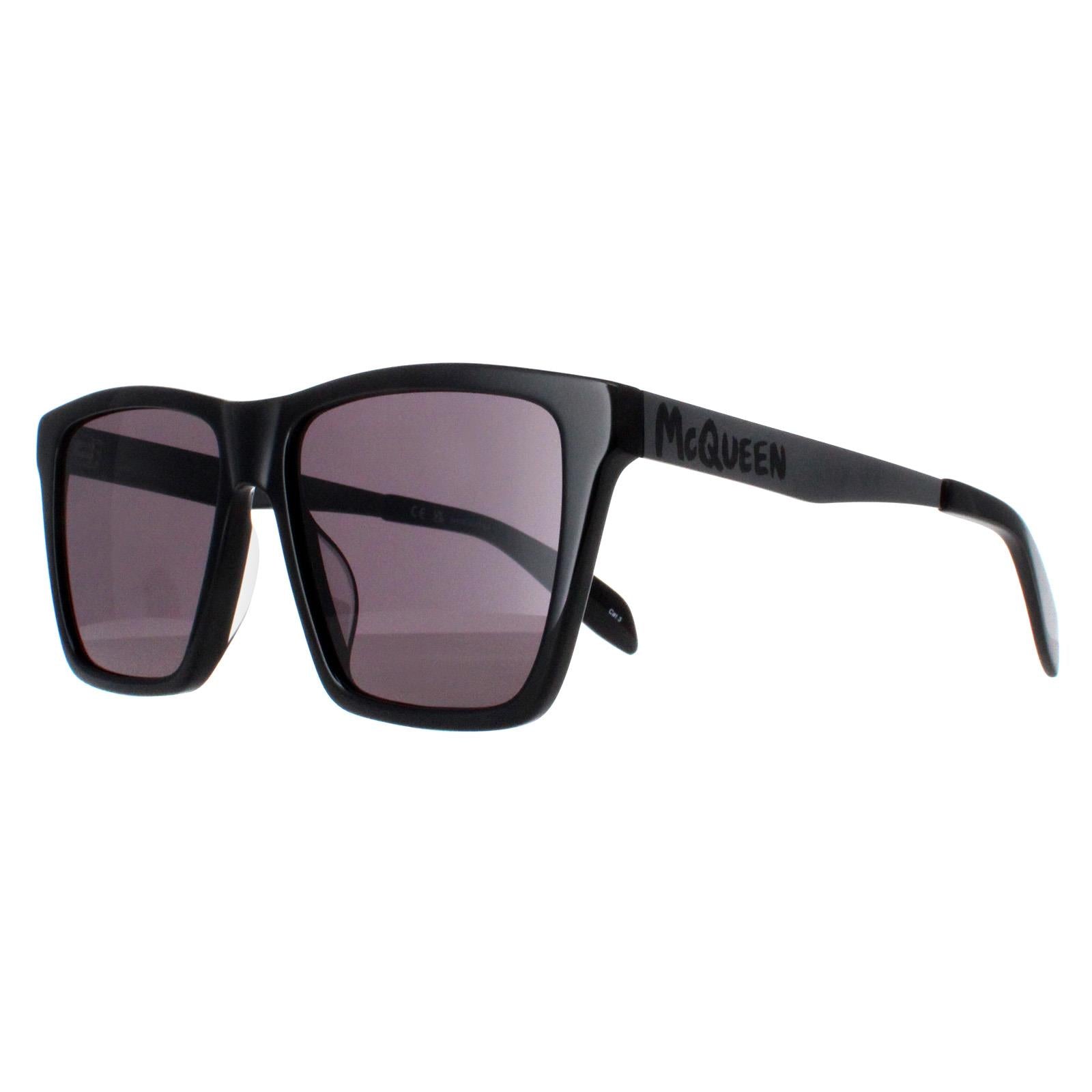 Alexander McQueen AM0352S Mens Black Sunglasses