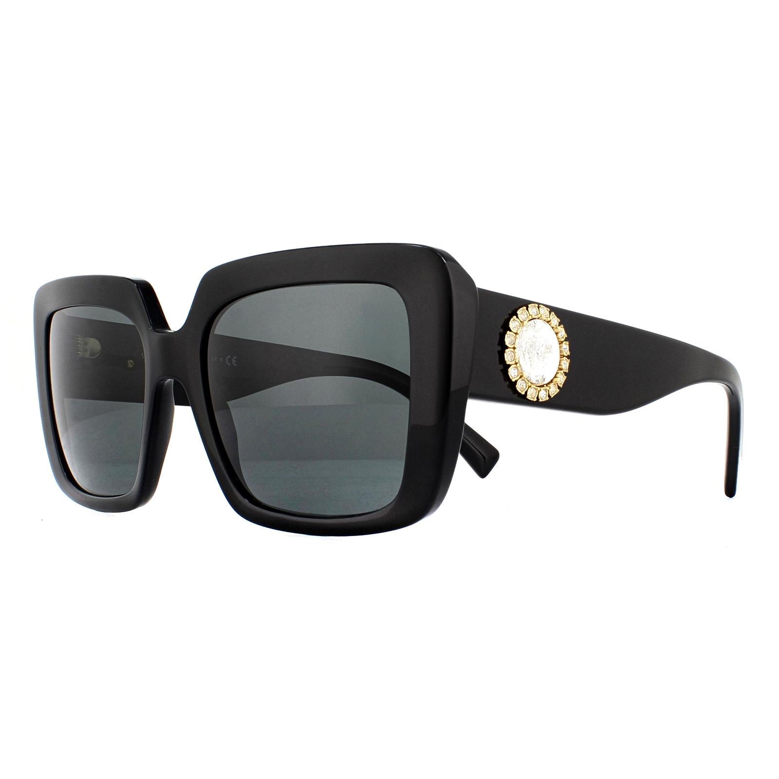 Versace VE4384B Womens Black Sunglasses