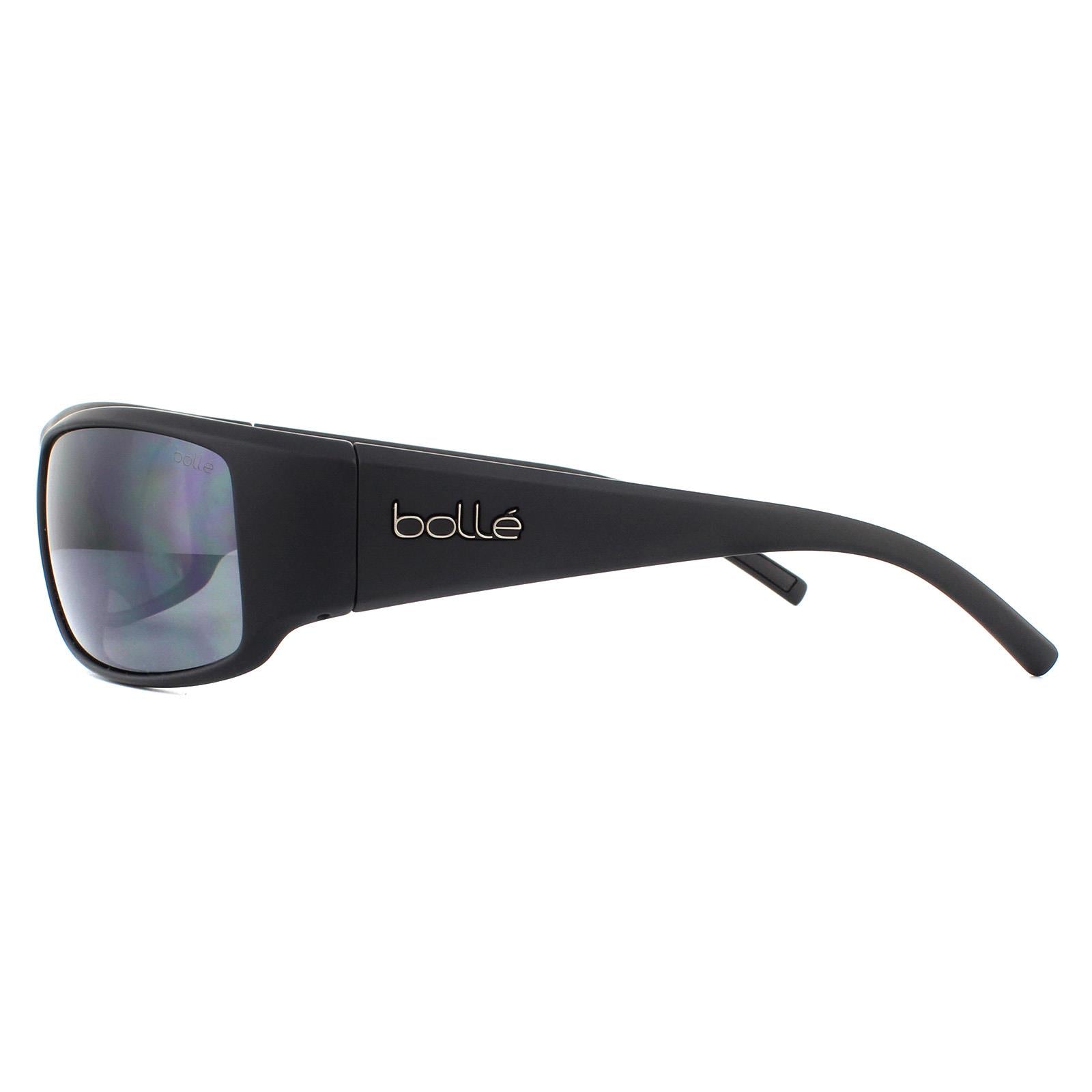 Bolle King Unisex Black Sunglasses