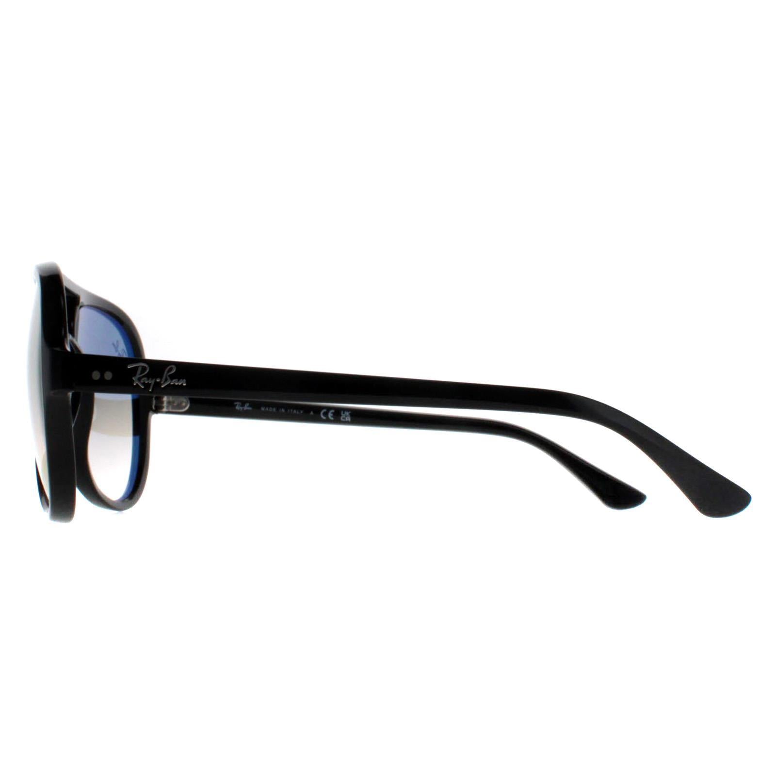 Ray-Ban Cats 5000 4125 Unisex Black Sunglasses