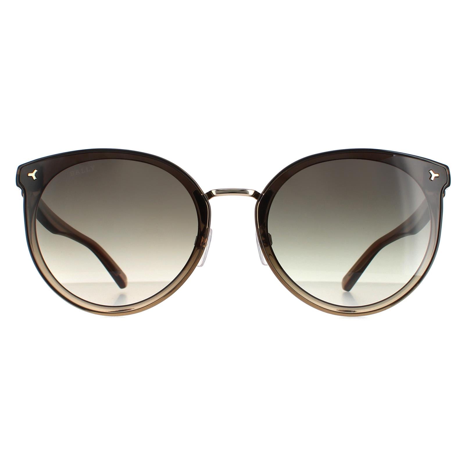 Bally BY0043-K Womens Gold Sunglasses