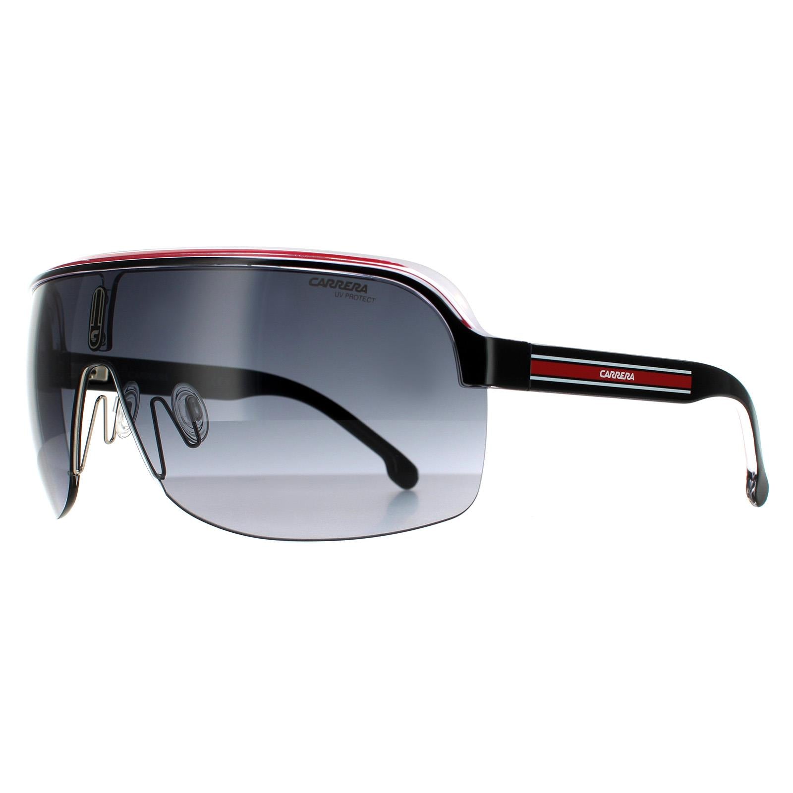 Carrera Topcar 1/N Unisex Black Sunglasses
