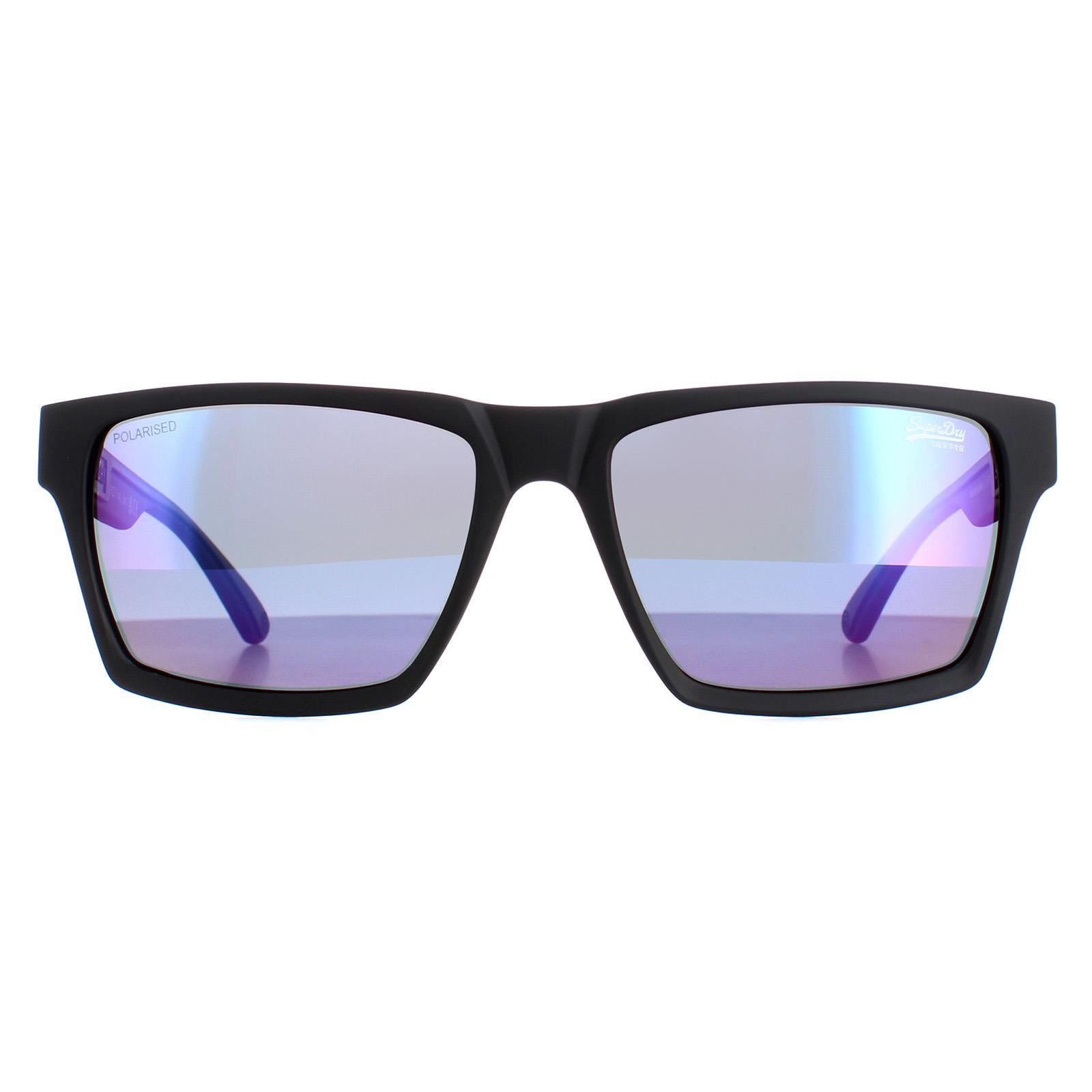 Superdry Disruptive SDS Unisex Black Sunglasses
