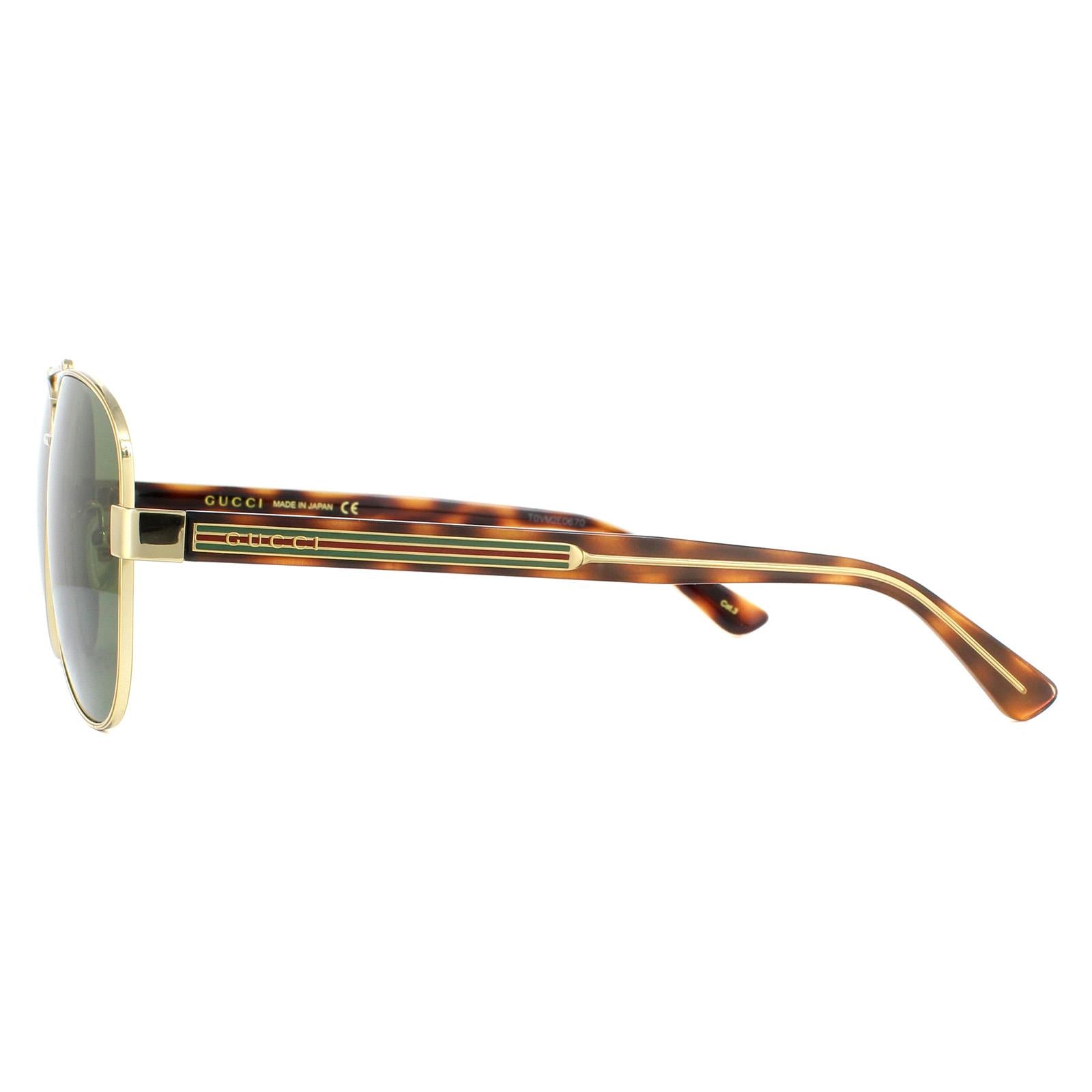 Gucci GG0528S  Gold Sunglasses