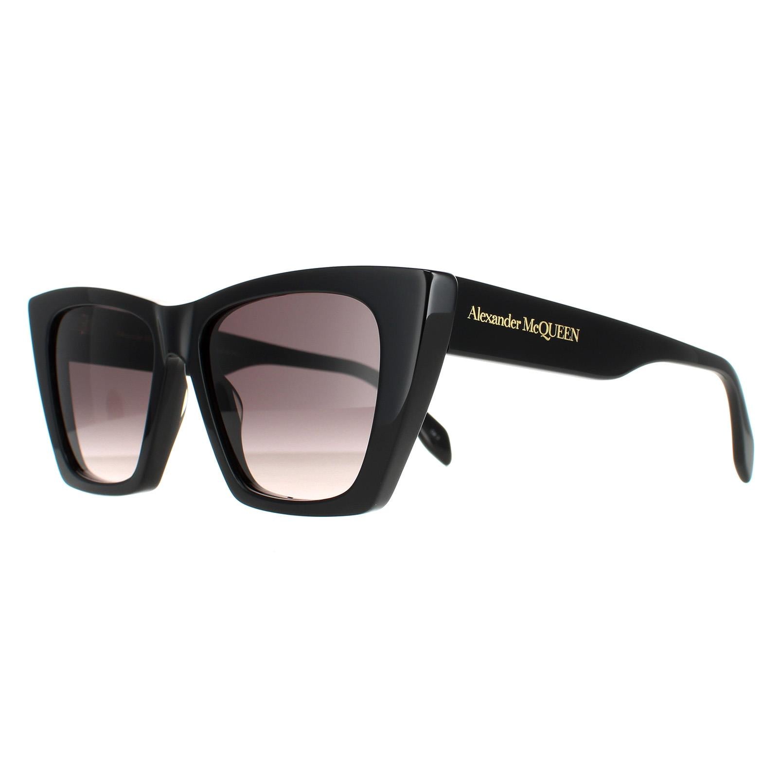 Alexander McQueen AM0299S Womens Black Sunglasses