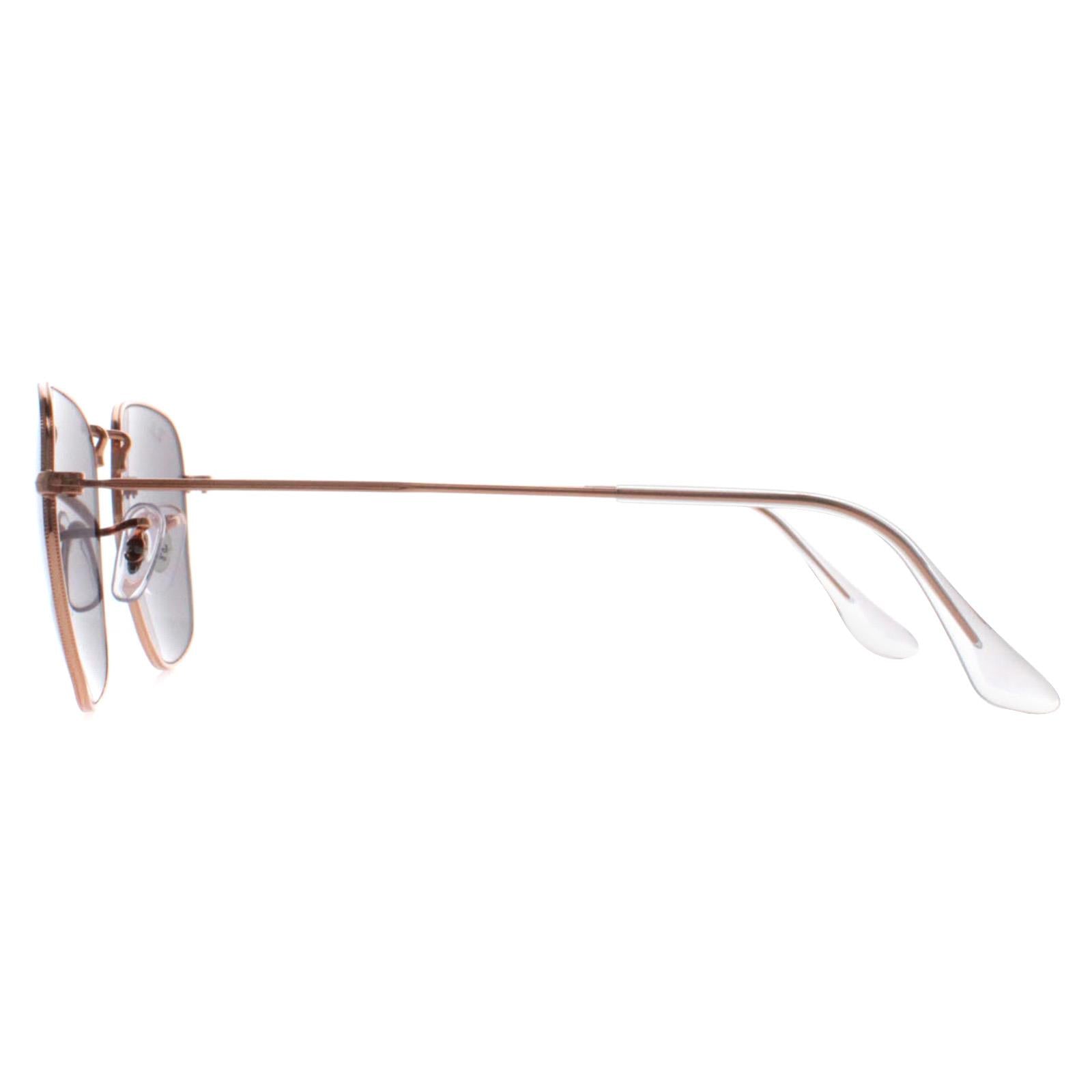 Ray-Ban RB3857 Frank Unisex Gold Sunglasses