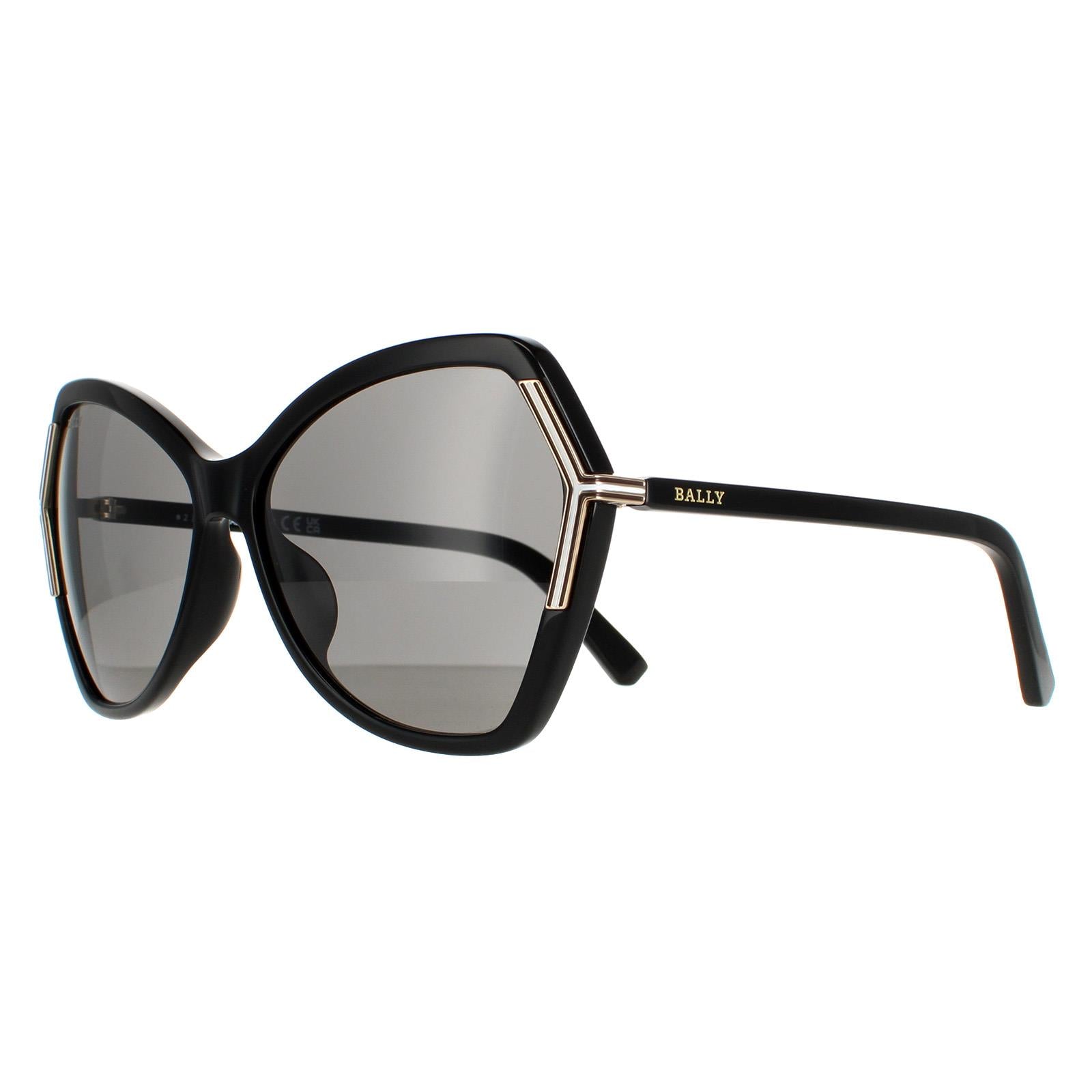 Bally BY0036-H Womens Black Sunglasses