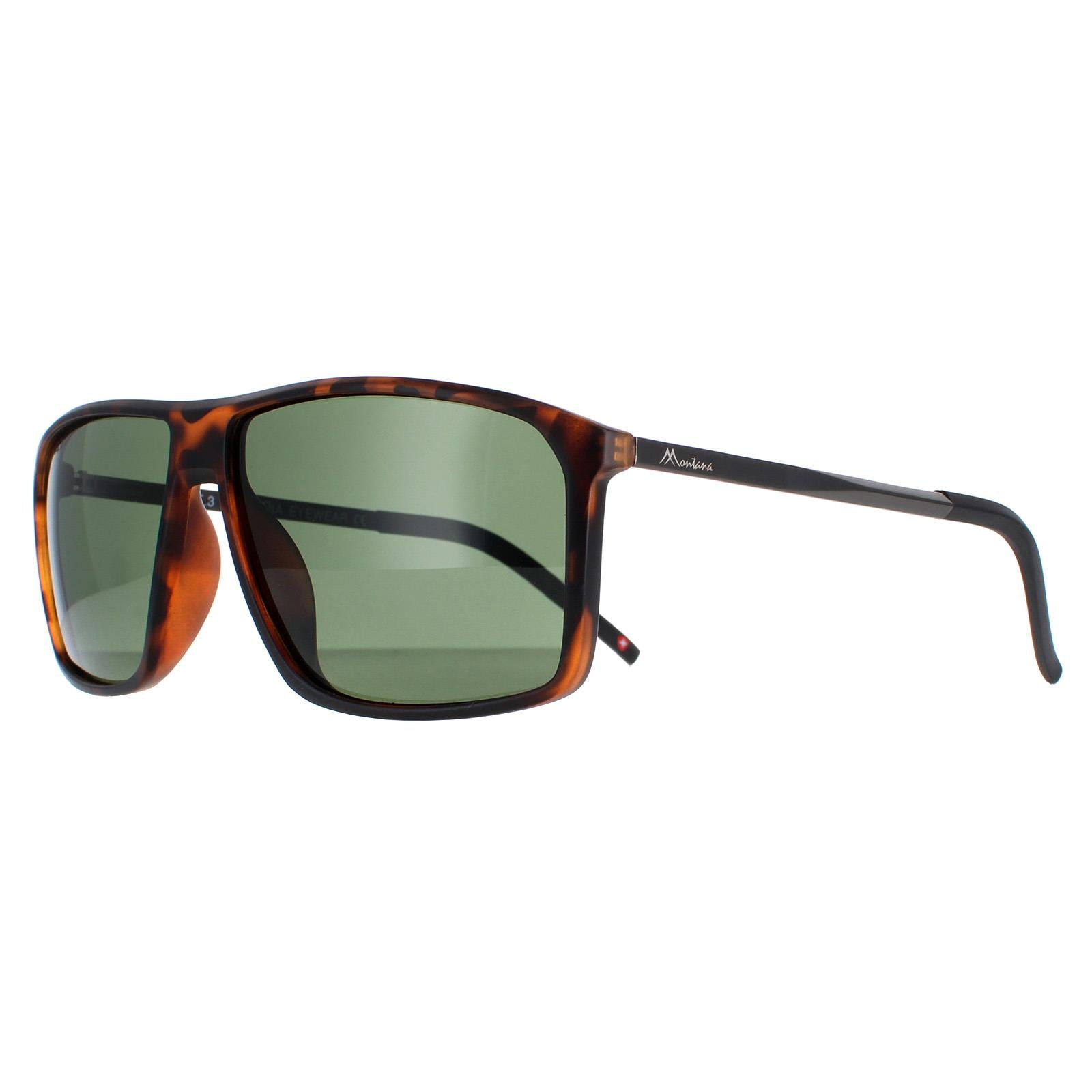 Montana MP9A Unisex Brown Sunglasses