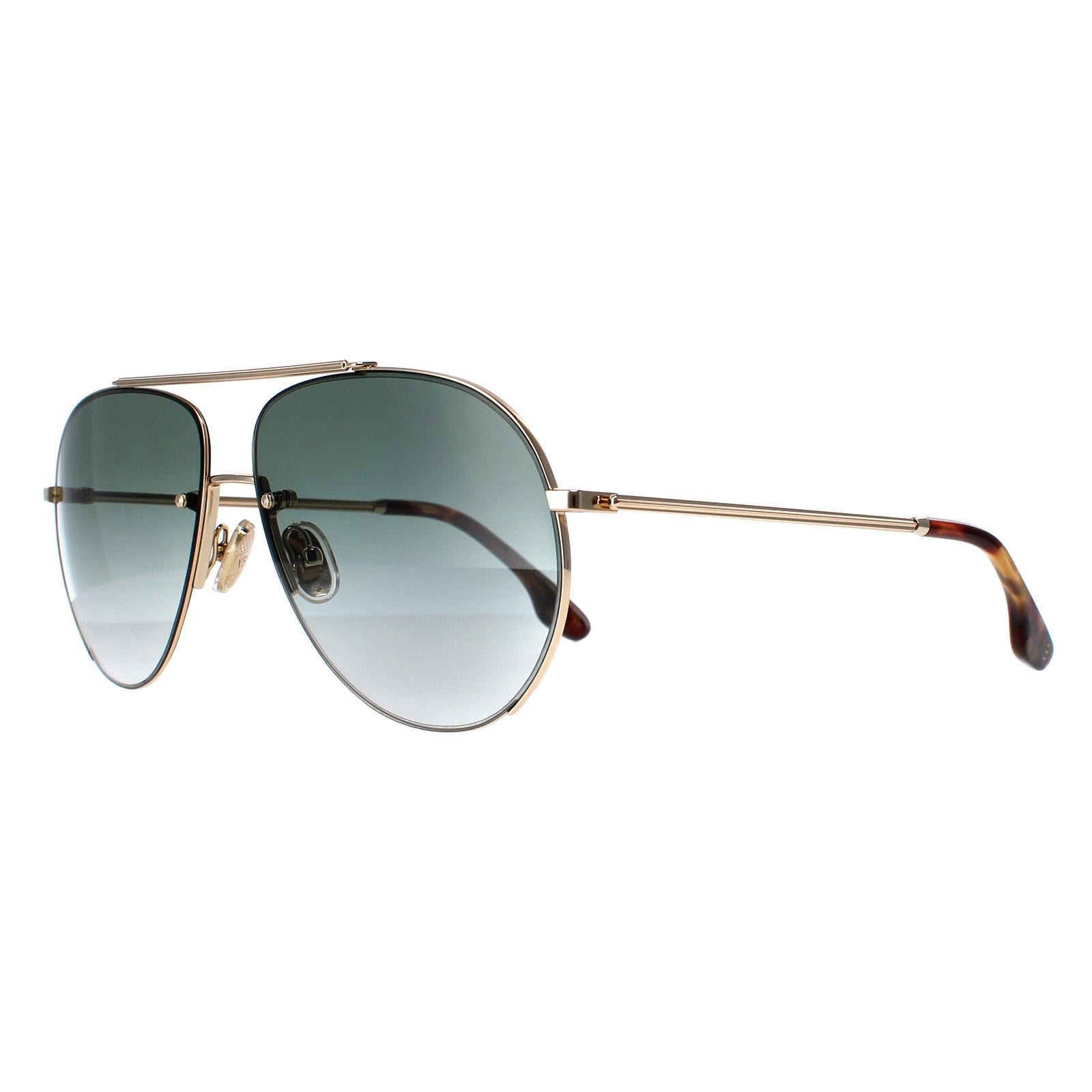 Victoria Beckham VB213S Womens Gold Sunglasses