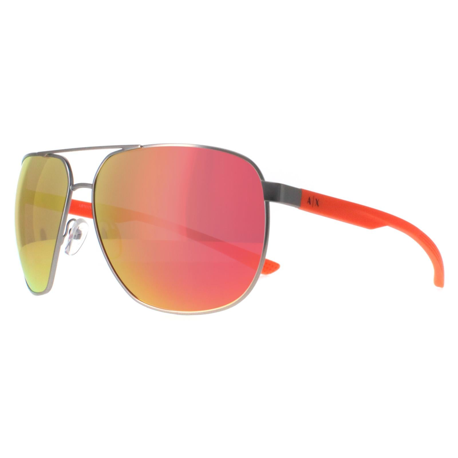 Armani Exchange AX2047S Mens Silver Sunglasses