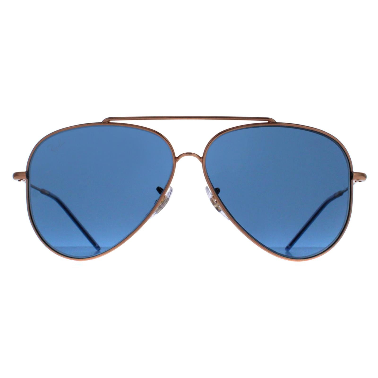 Ray-Ban RB0101S Aviator Reverse Unisex Gold Sunglasses