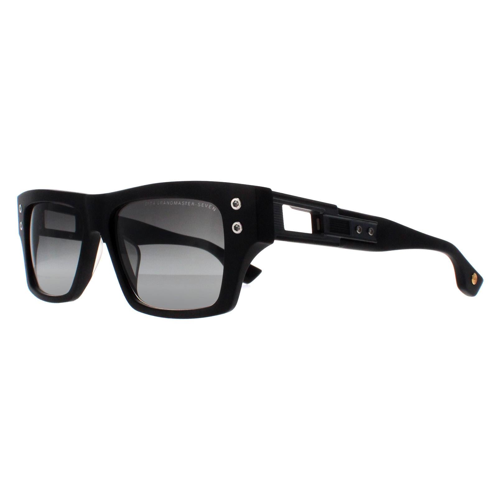 Dita Grandmaster Seven Unisex Black Sunglasses