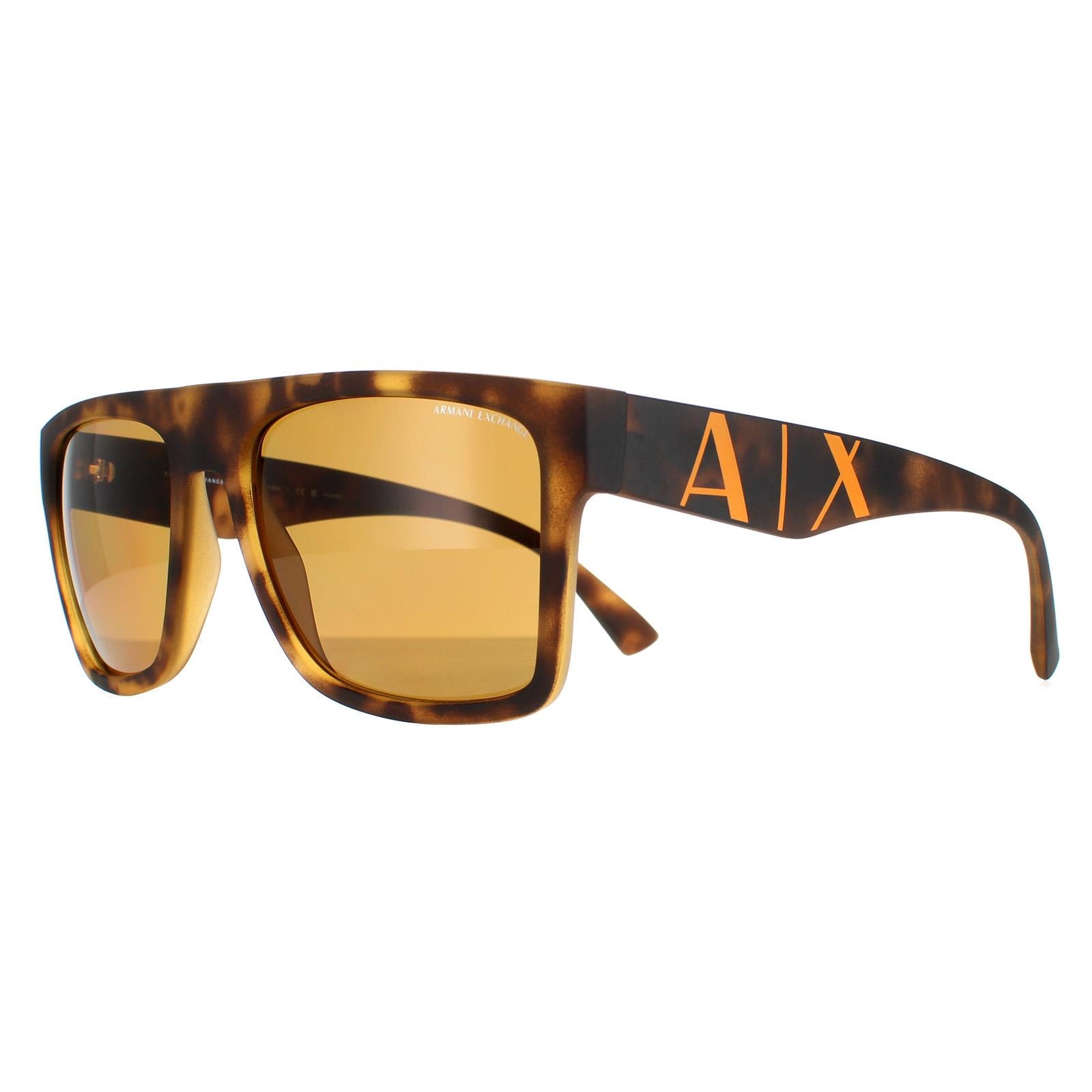 Armani Exchange AX4113S Mens Brown Sunglasses