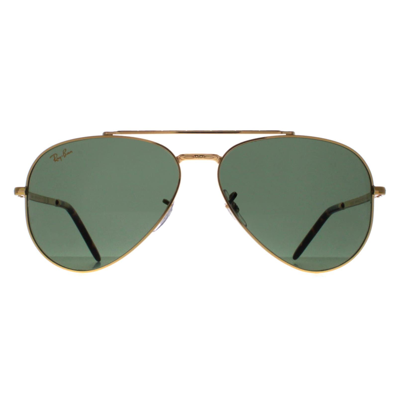 Ray-Ban RB3625 New Aviator Unisex Gold Sunglasses