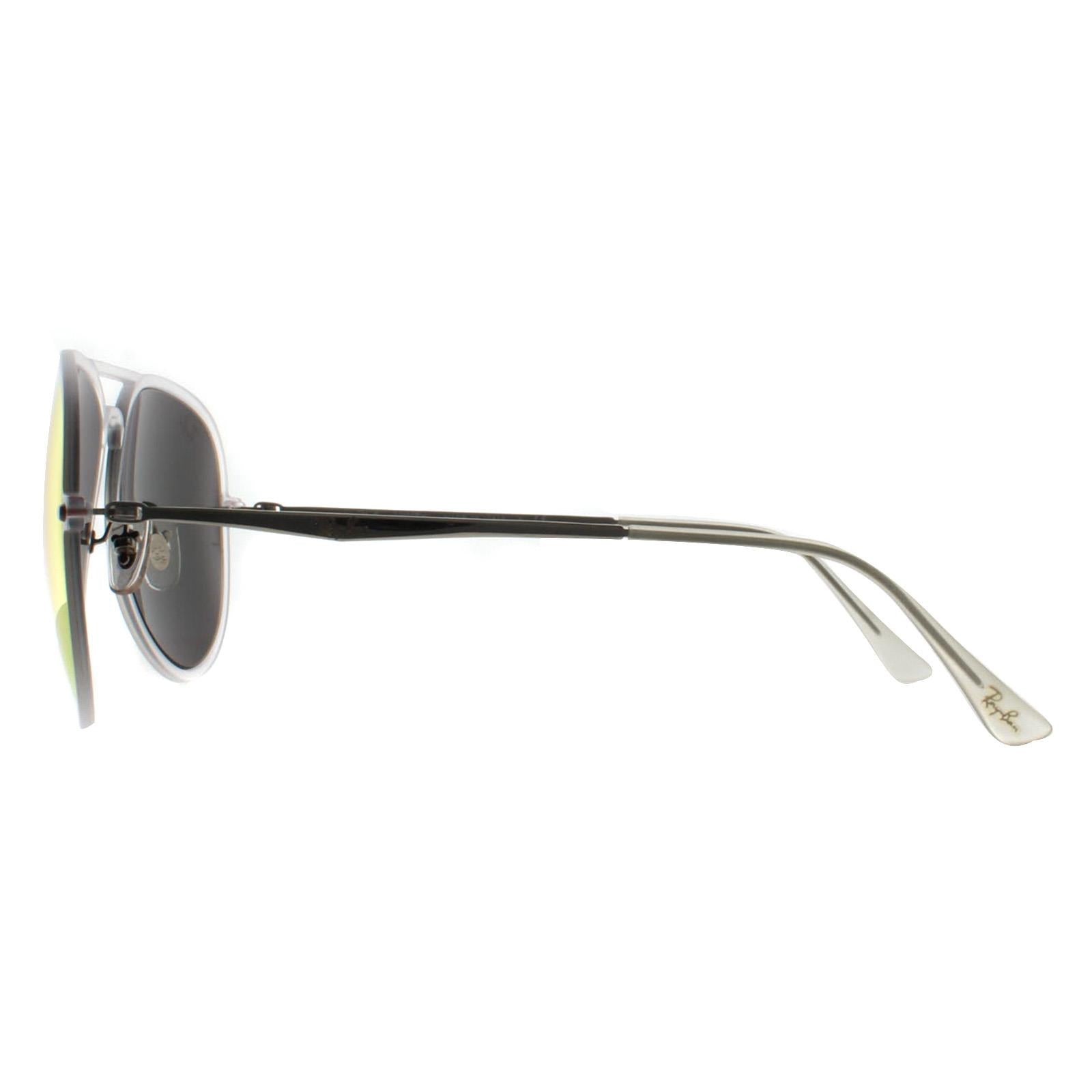 Ray-Ban Aviator Light Ray II 4211  White Sunglasses